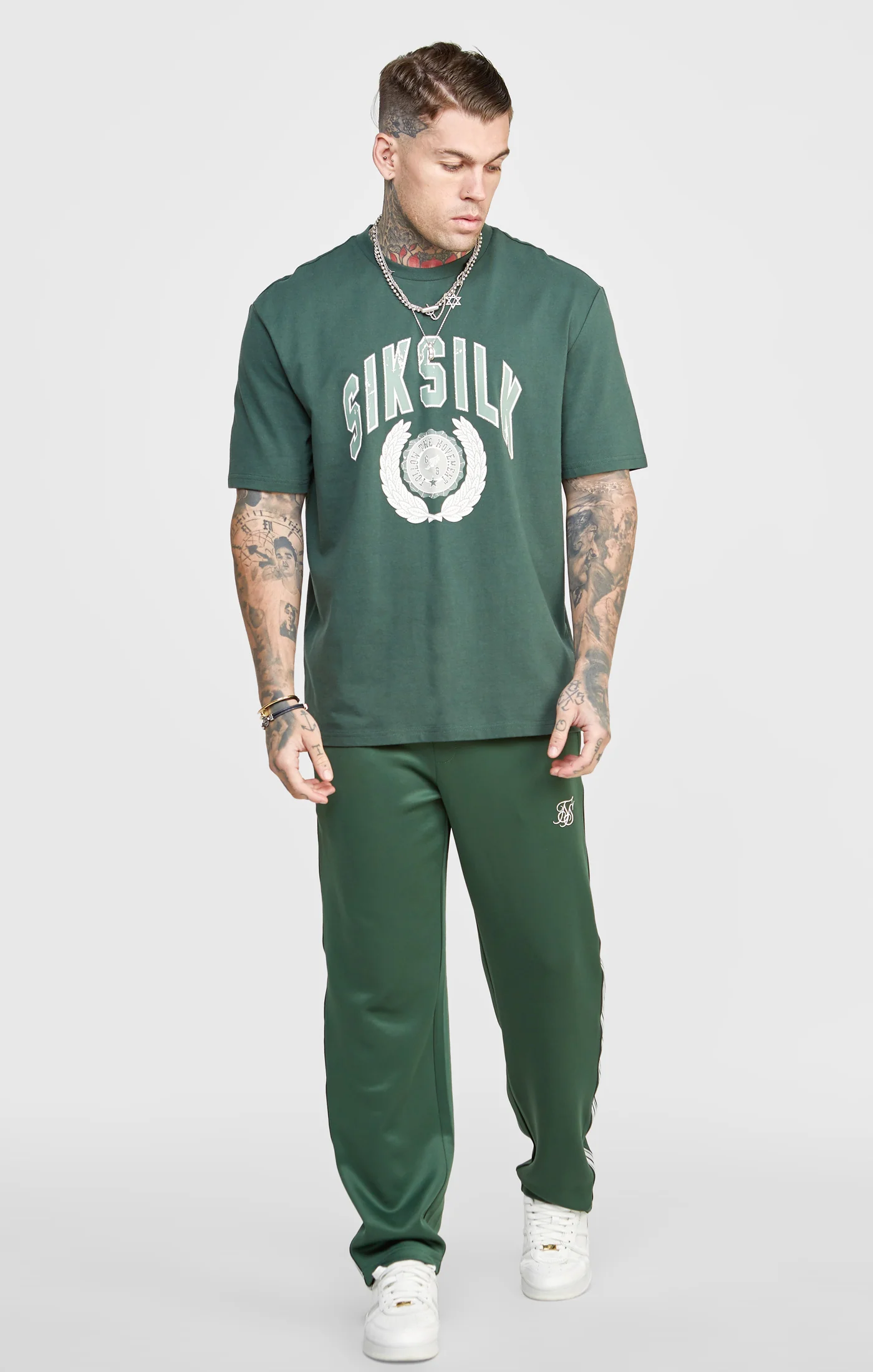 Green Smart Straight Leg Track Pant - Image 3