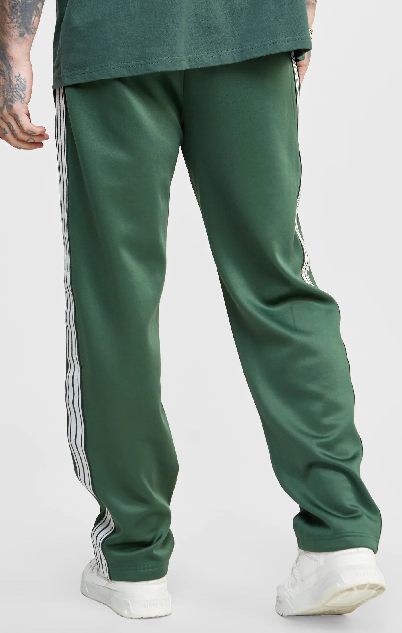 Green Smart Straight Leg Track Pant - Image 4