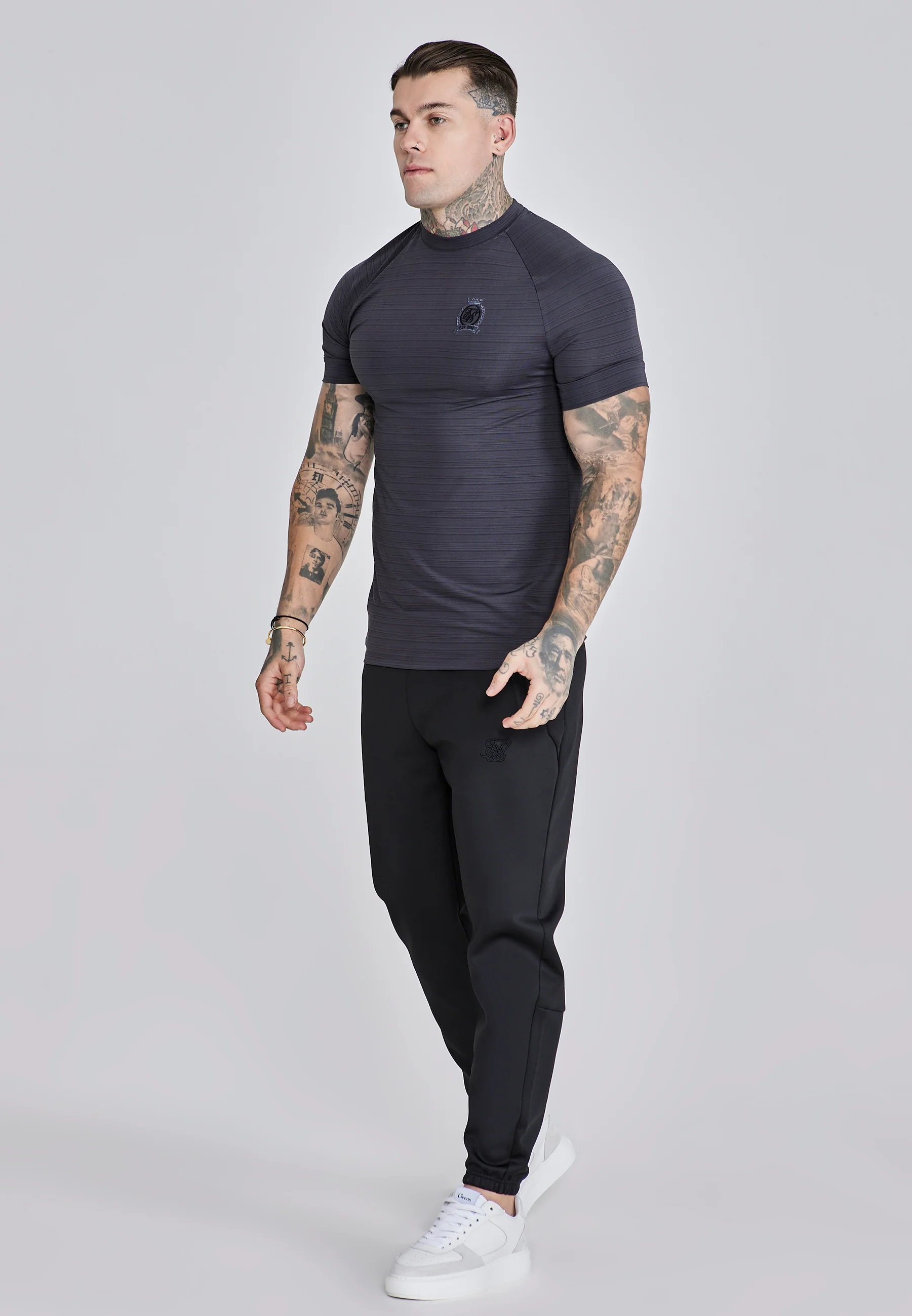 Grey Crest Tech T-Shirt - Image 4
