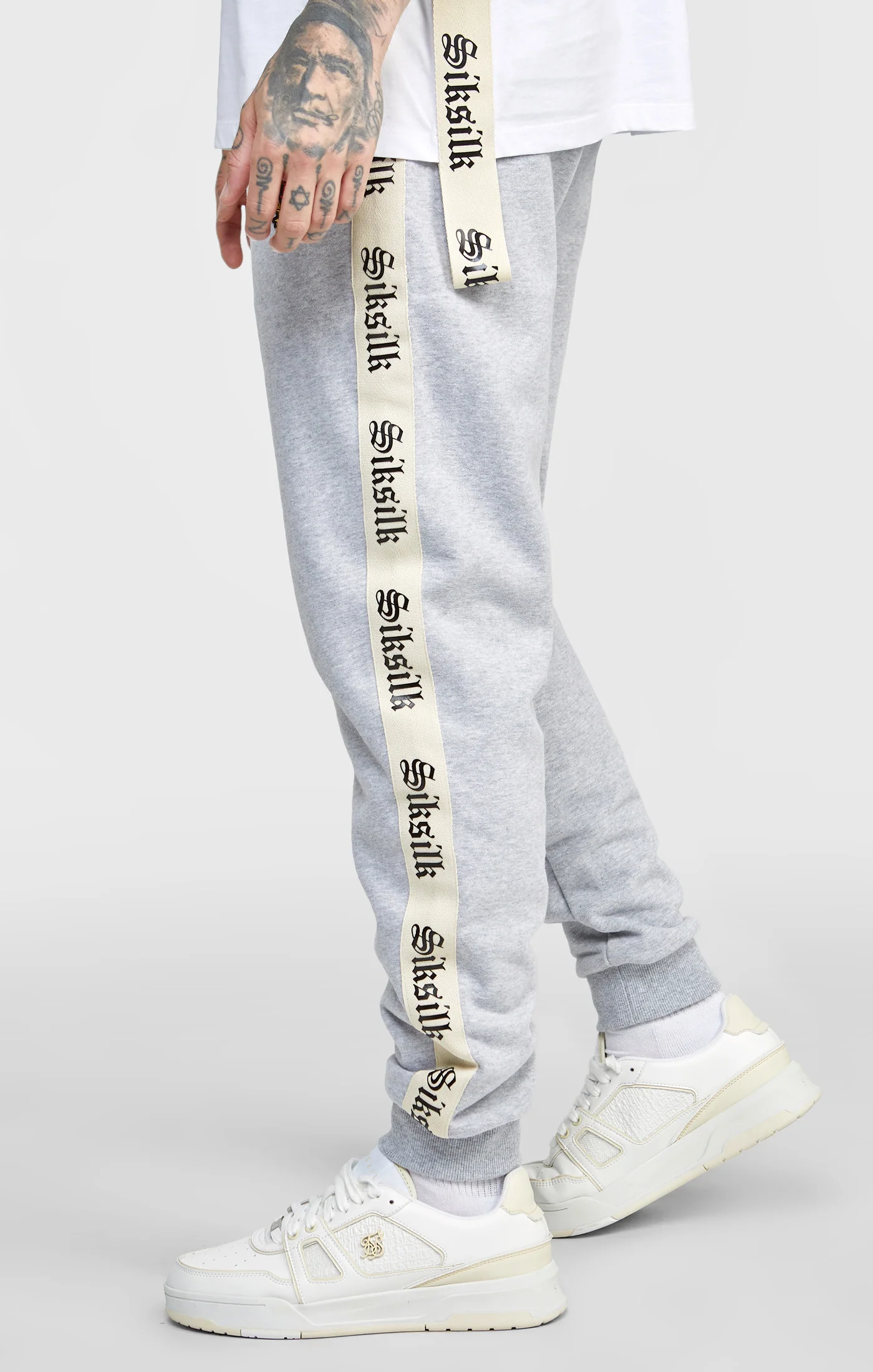 Grey Jogger Pant W Gothic Taping - Image 2