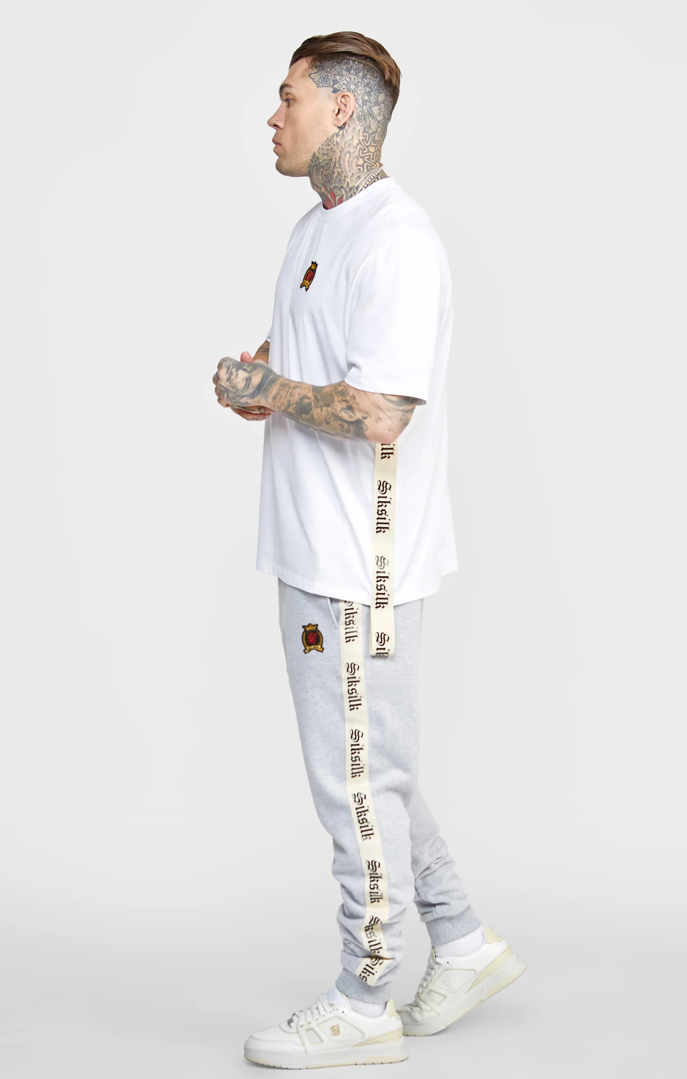 Grey Jogger Pant W Gothic Taping - Image 6