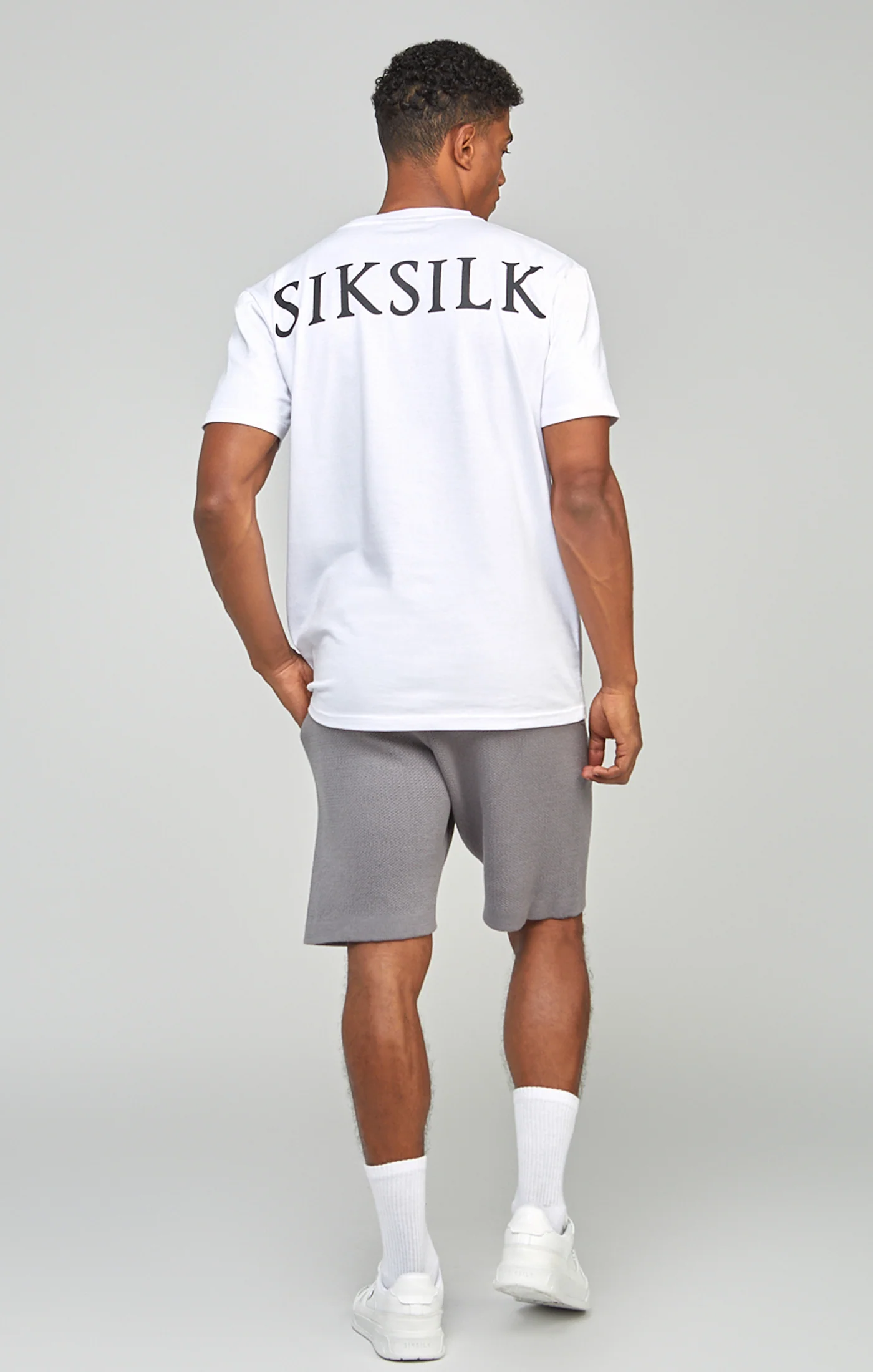 Grey Knitted Shorts - Image 5