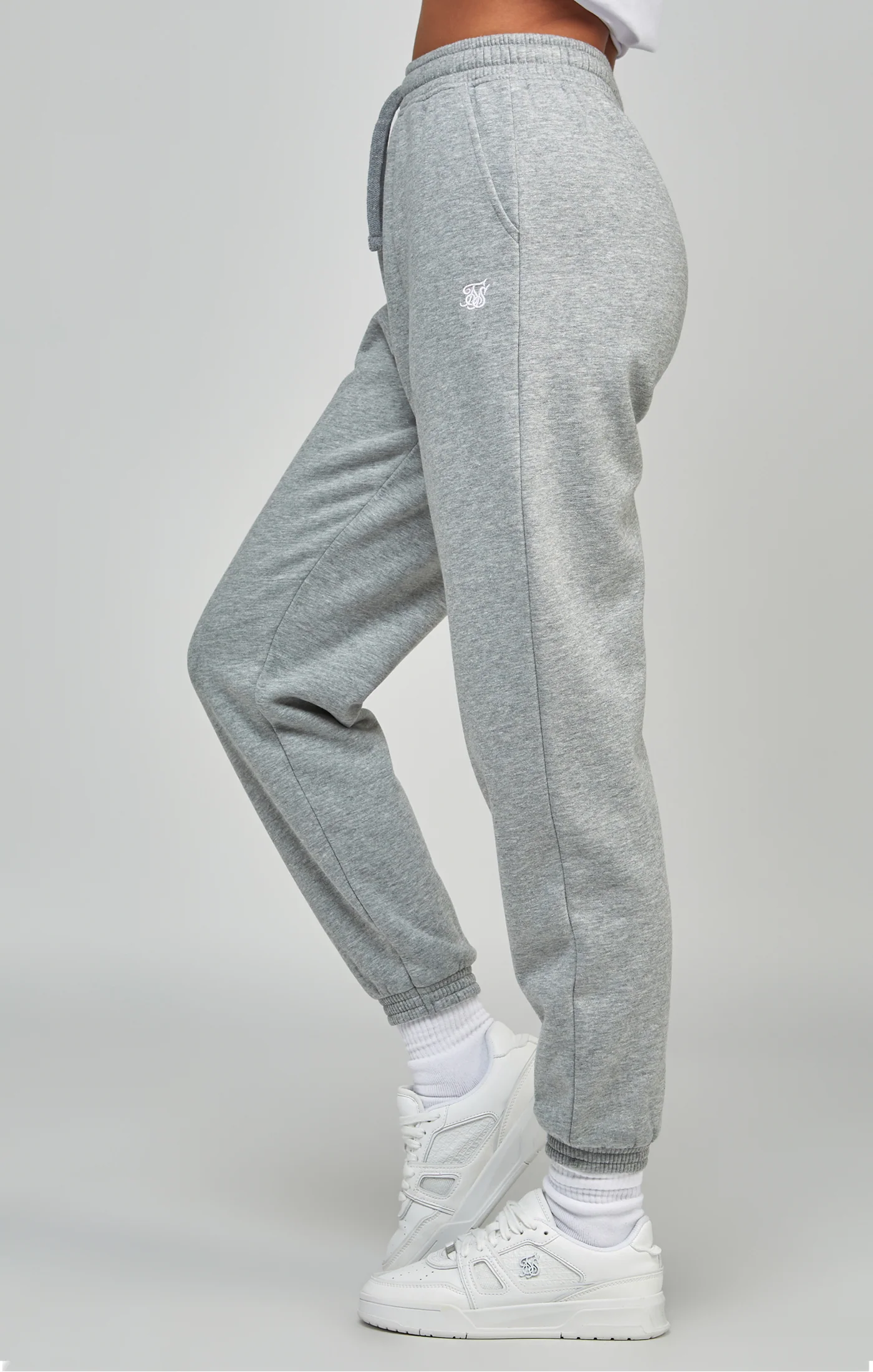 Grey Marl Essential Joggers - Image 2