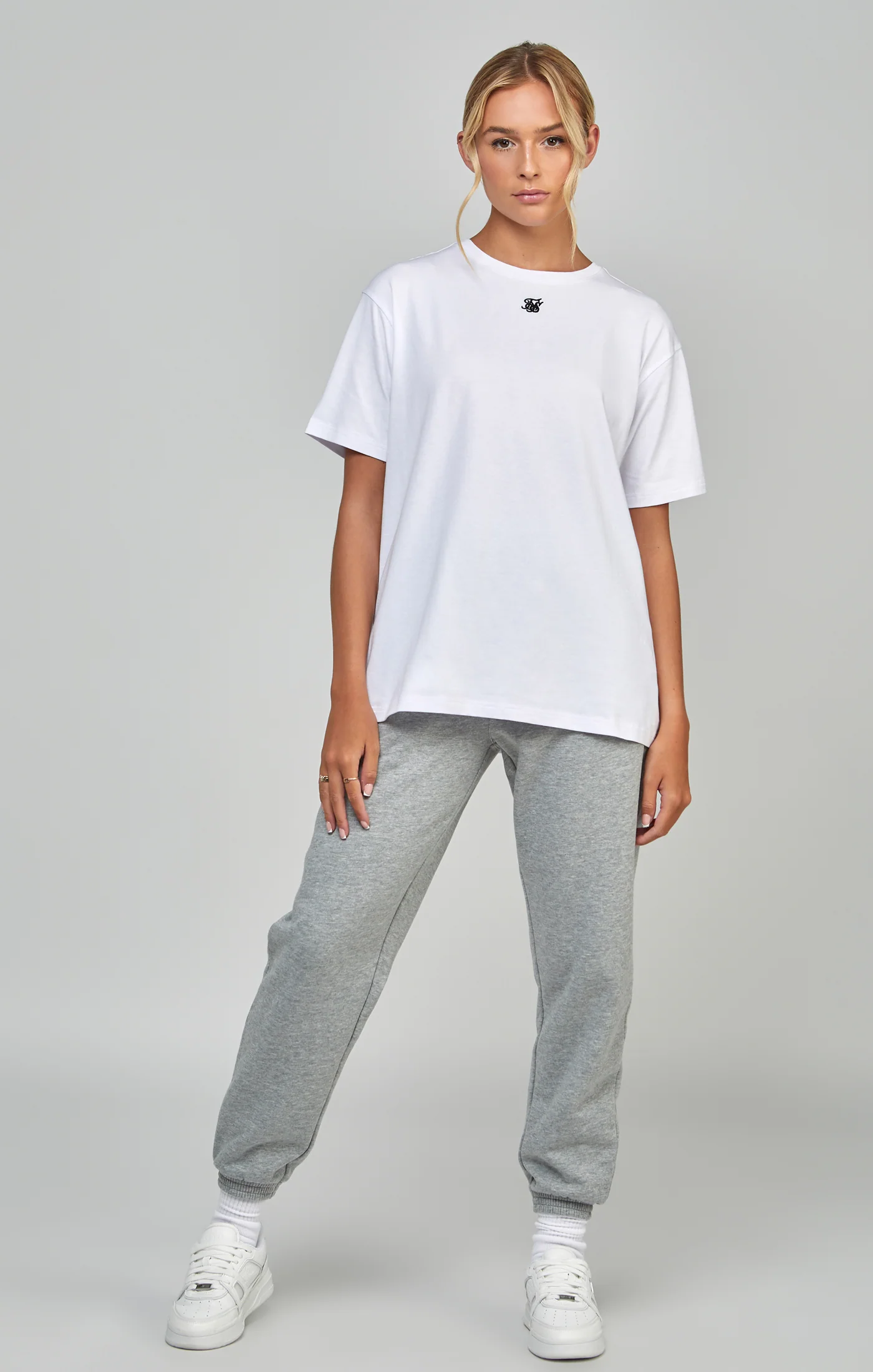 Grey Marl Essential Joggers - Image 3