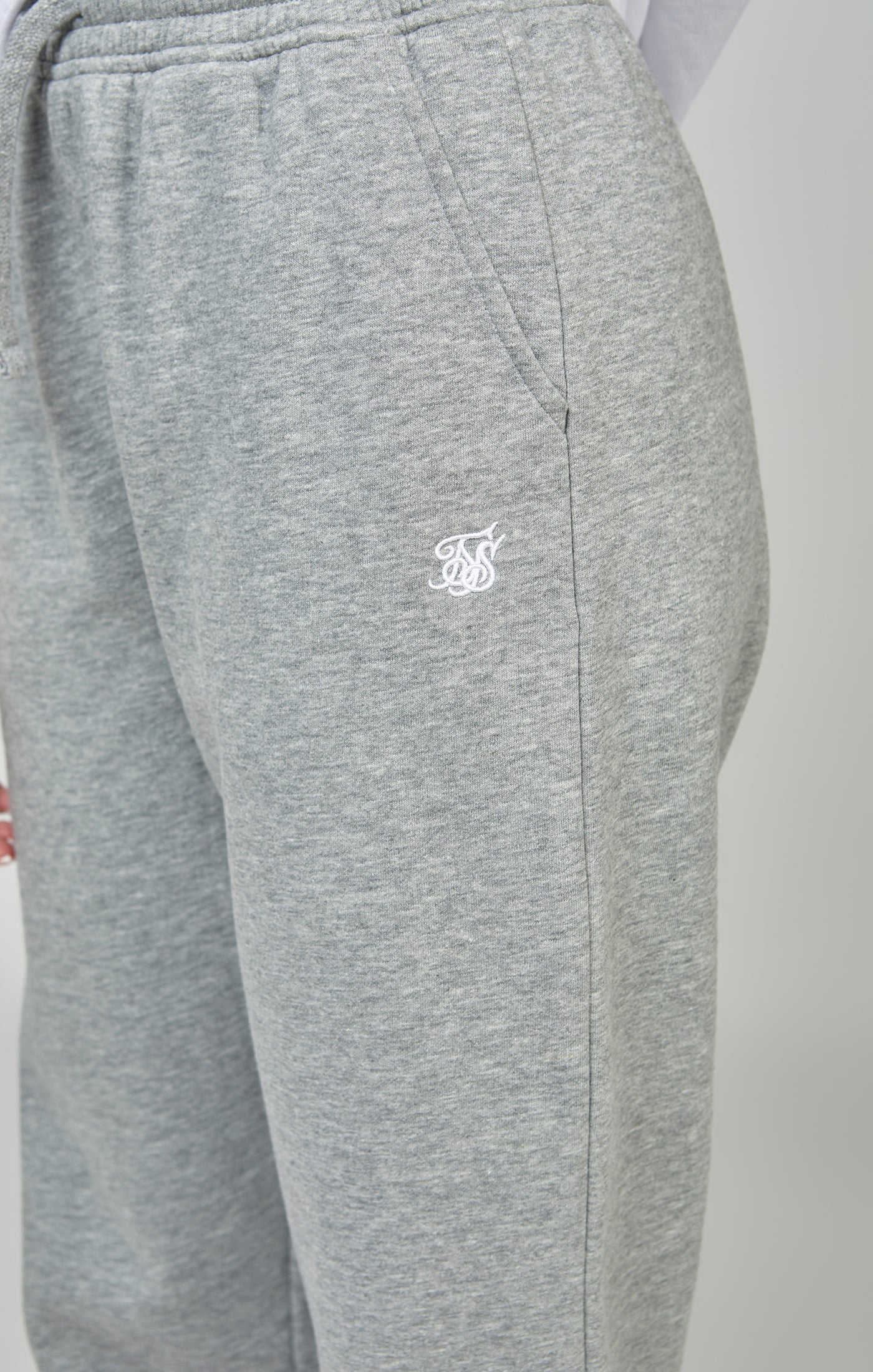 Grey Marl Essential Joggers - Image 6