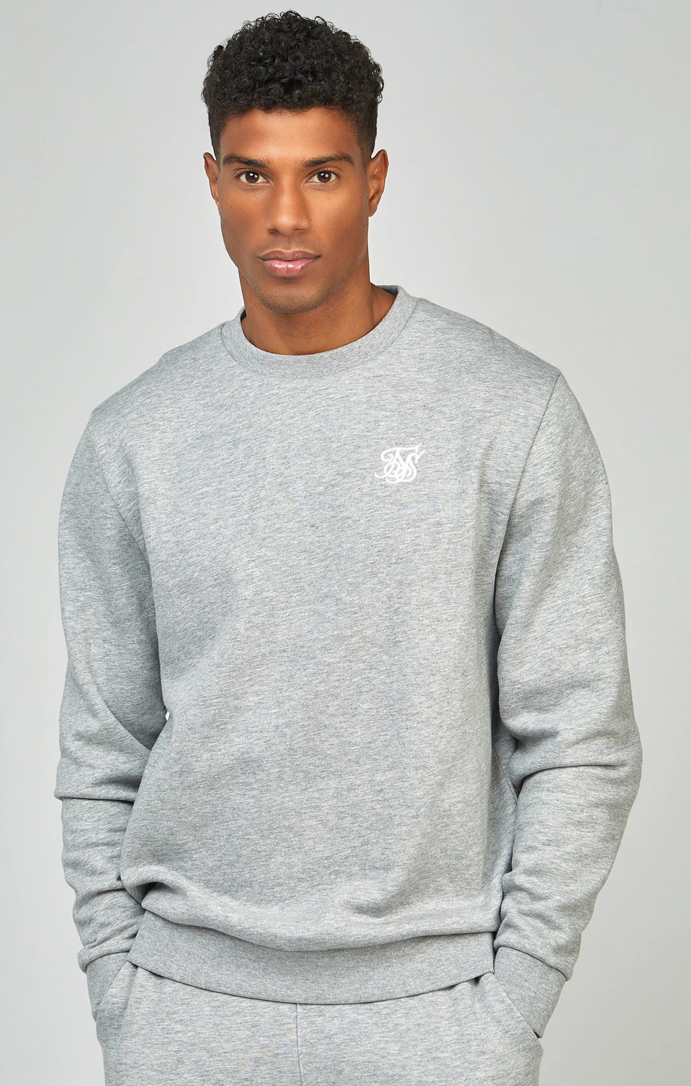 Grey Marl Essential Sweatshirt