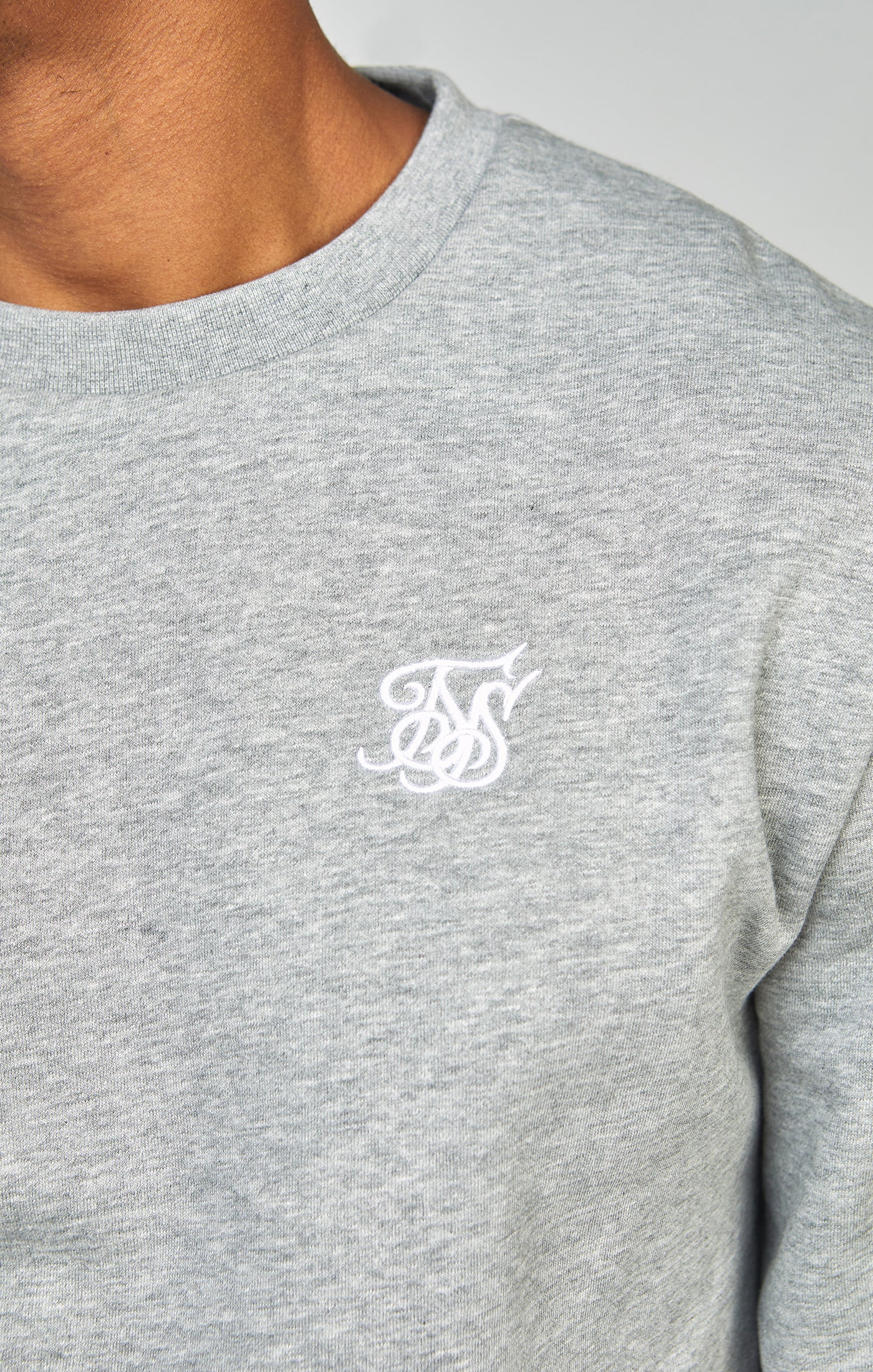 Grey Marl Essential Sweatshirt - Image 2