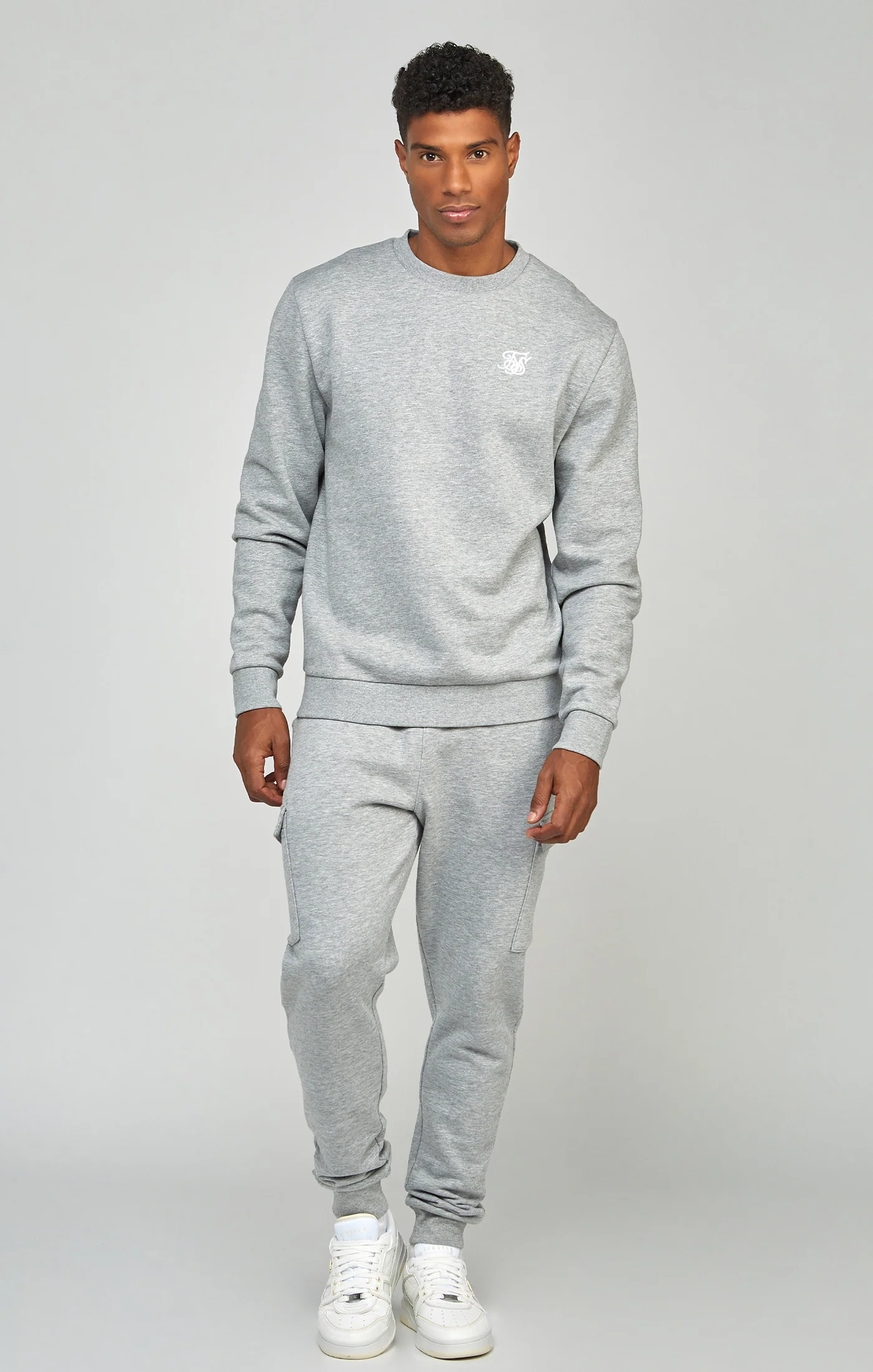 Grey Marl Essential Sweatshirt - Image 3
