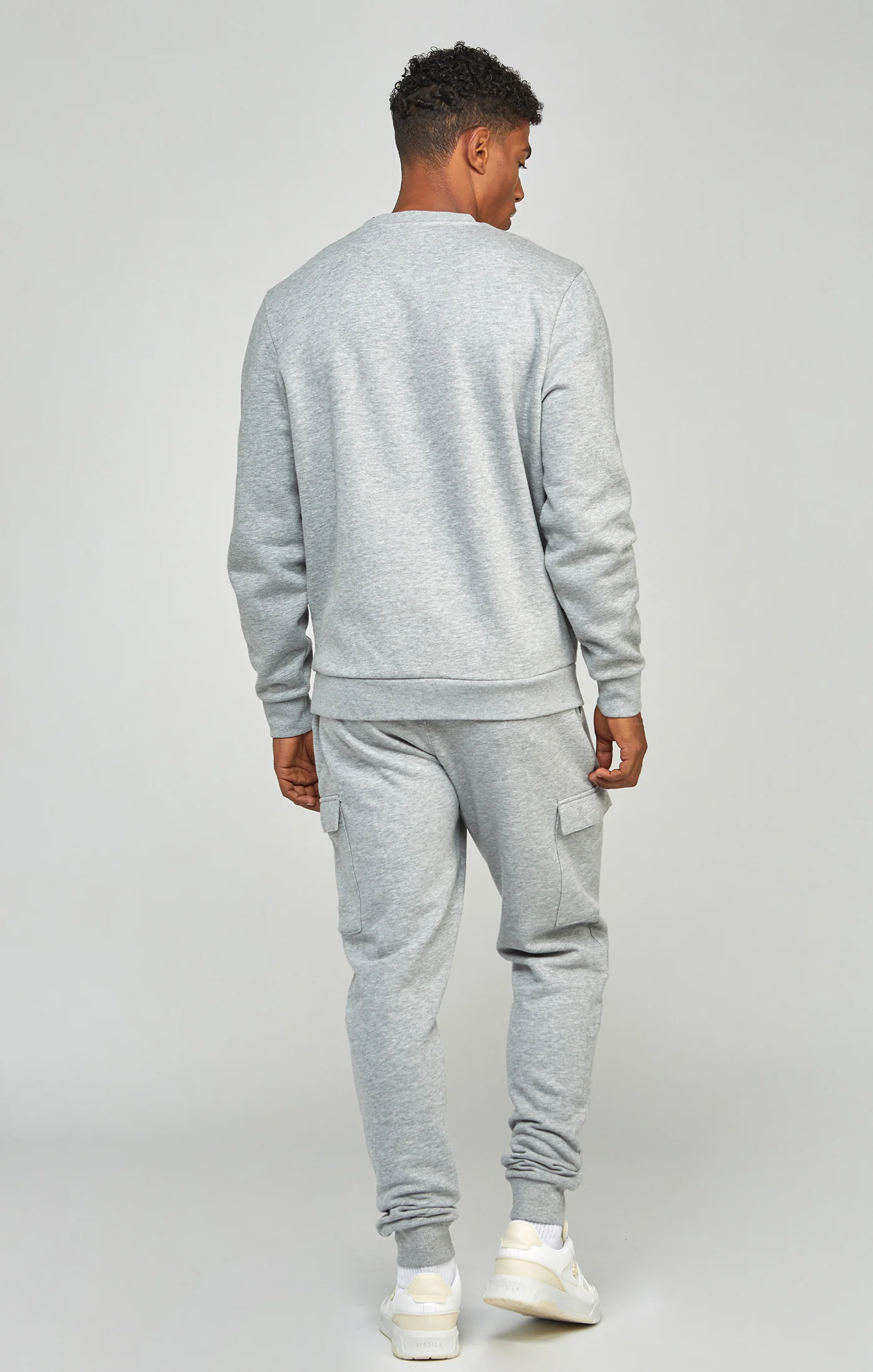 Grey Marl Essential Sweatshirt - Image 5