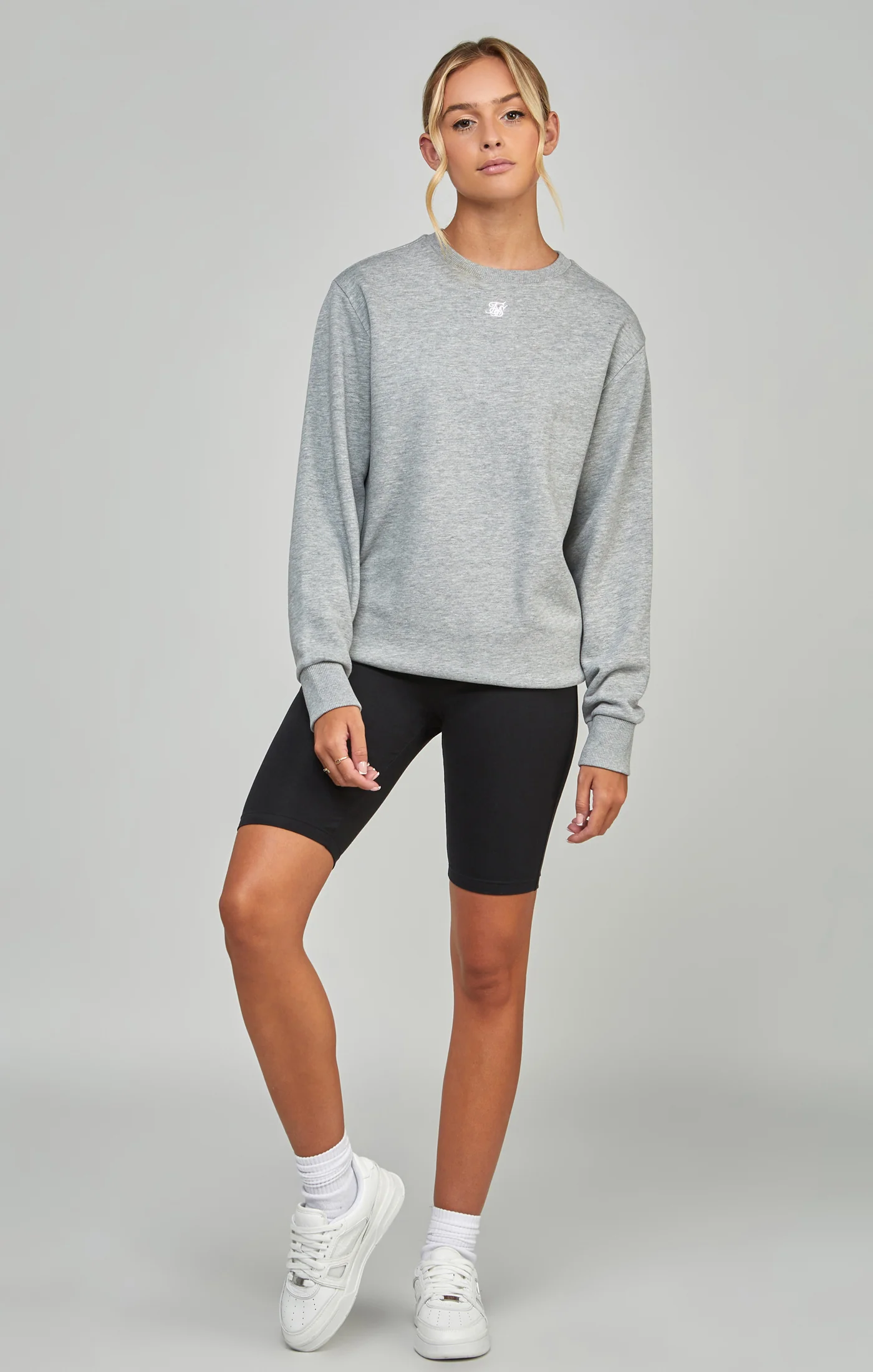 Grey Marl Essential Sweatshirt - Image 2
