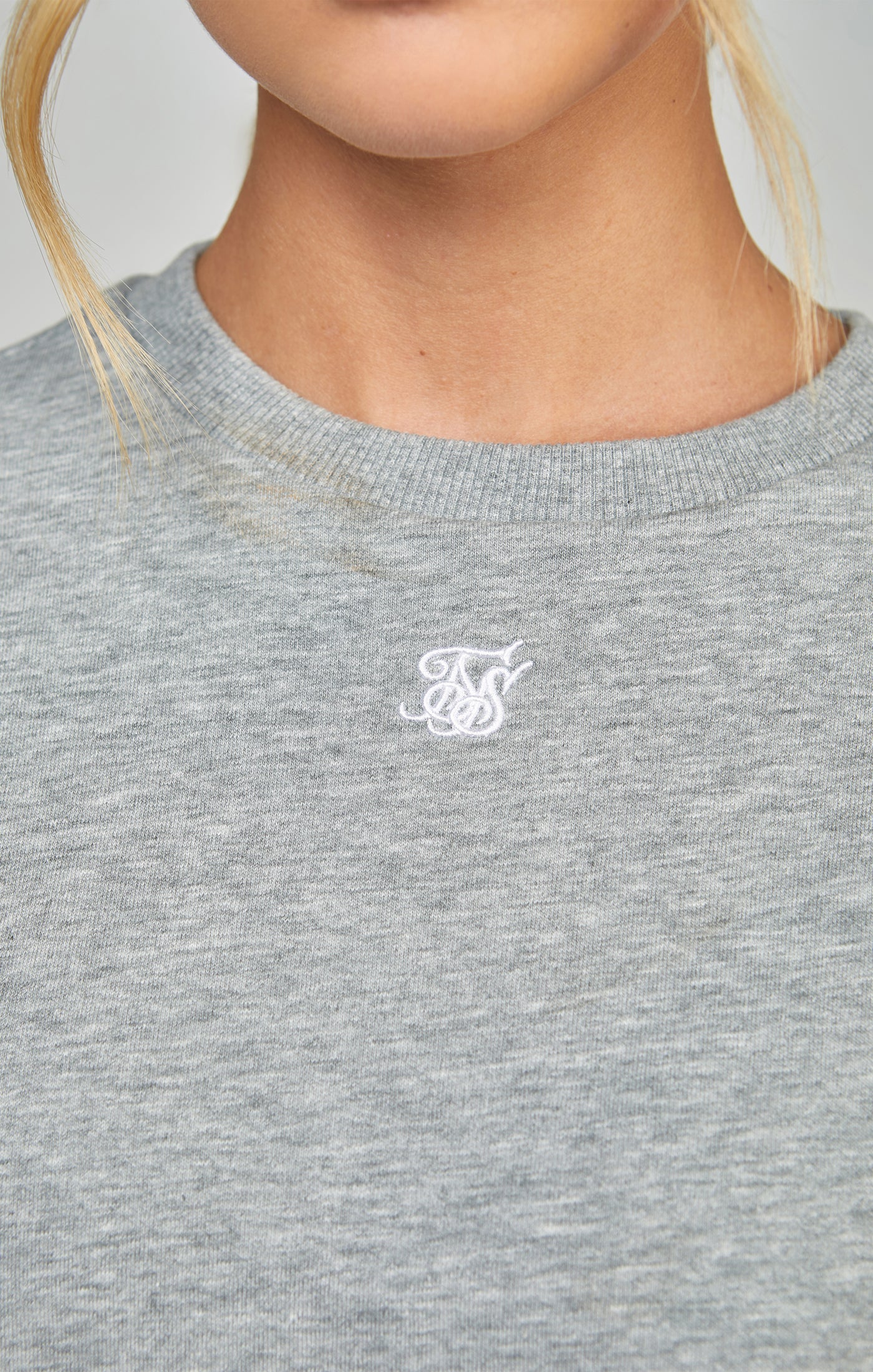 Grey Marl Essential Sweatshirt - Image 3