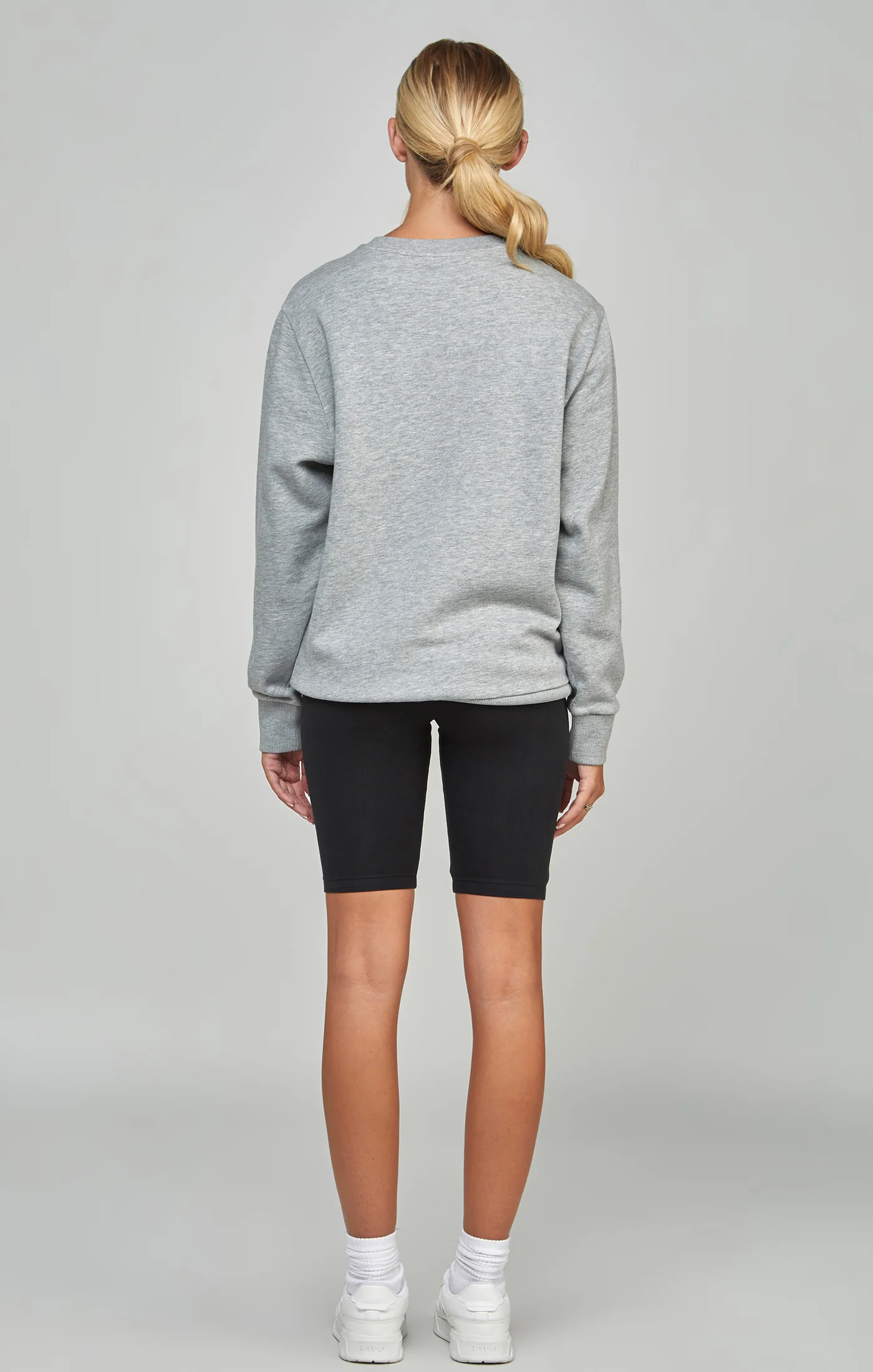 Grey Marl Essential Sweatshirt - Image 5