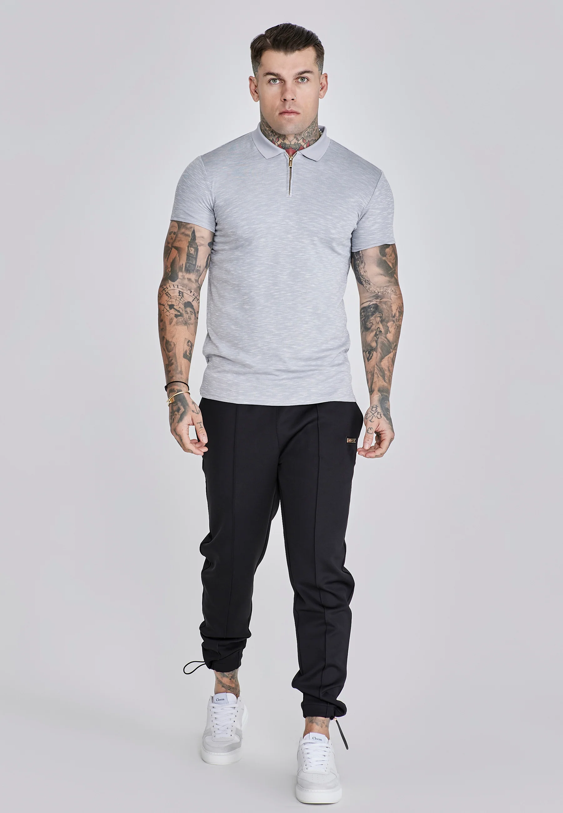 Grey Smart Polo - Image 3