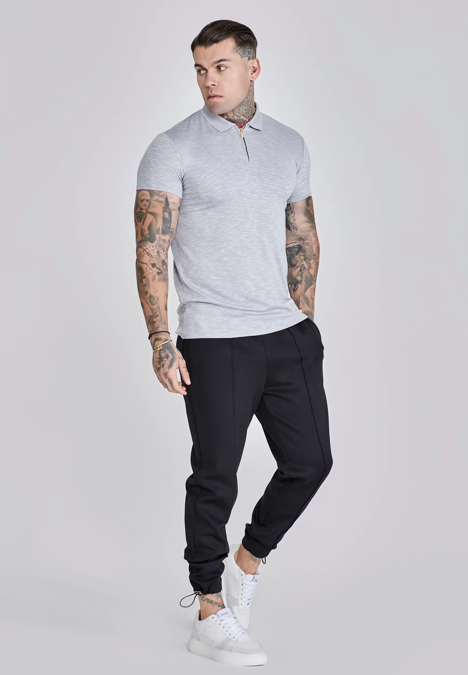 Grey Smart Polo - Image 4