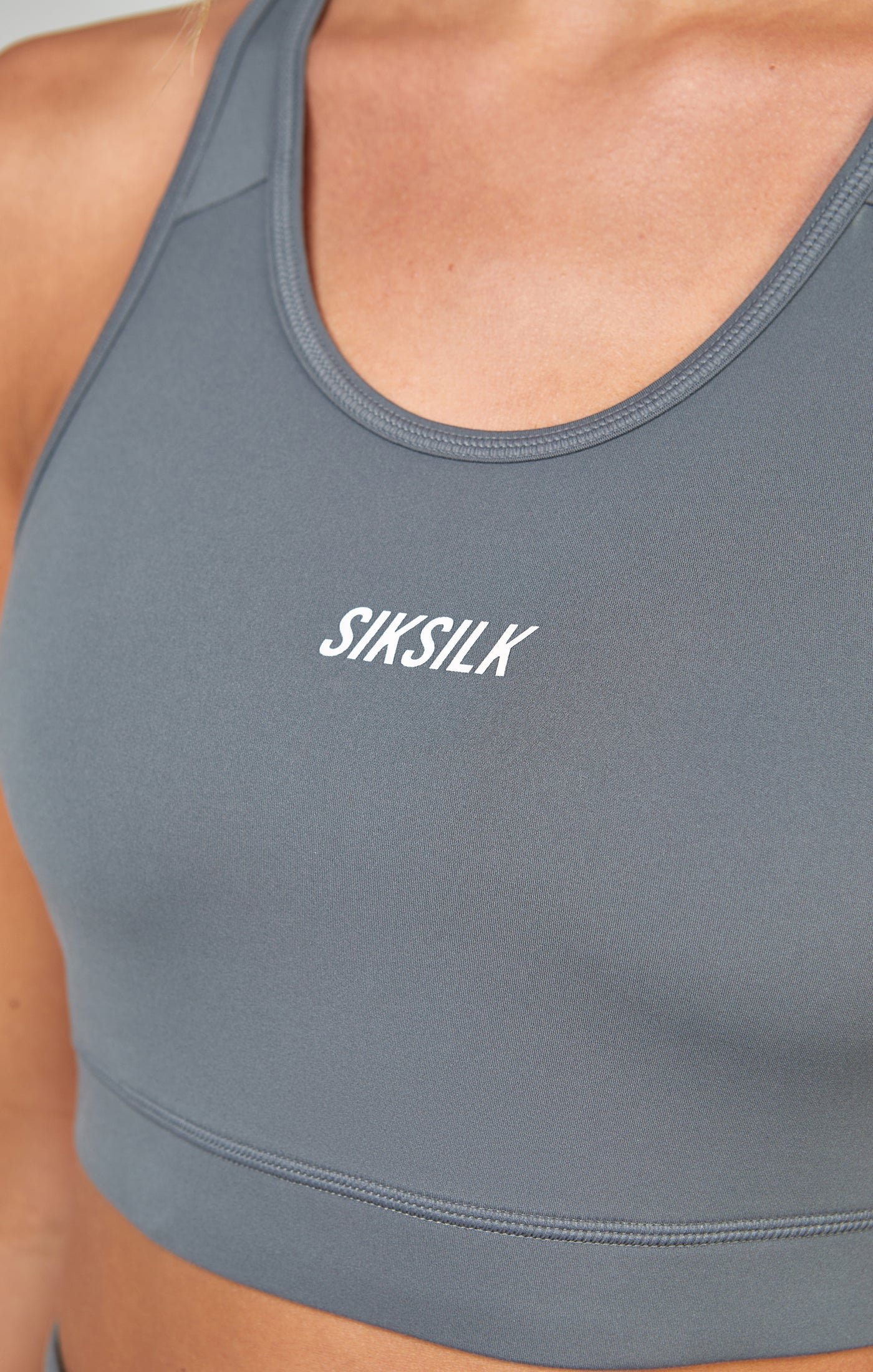Grey Sports Essential Crop Top - Image 3