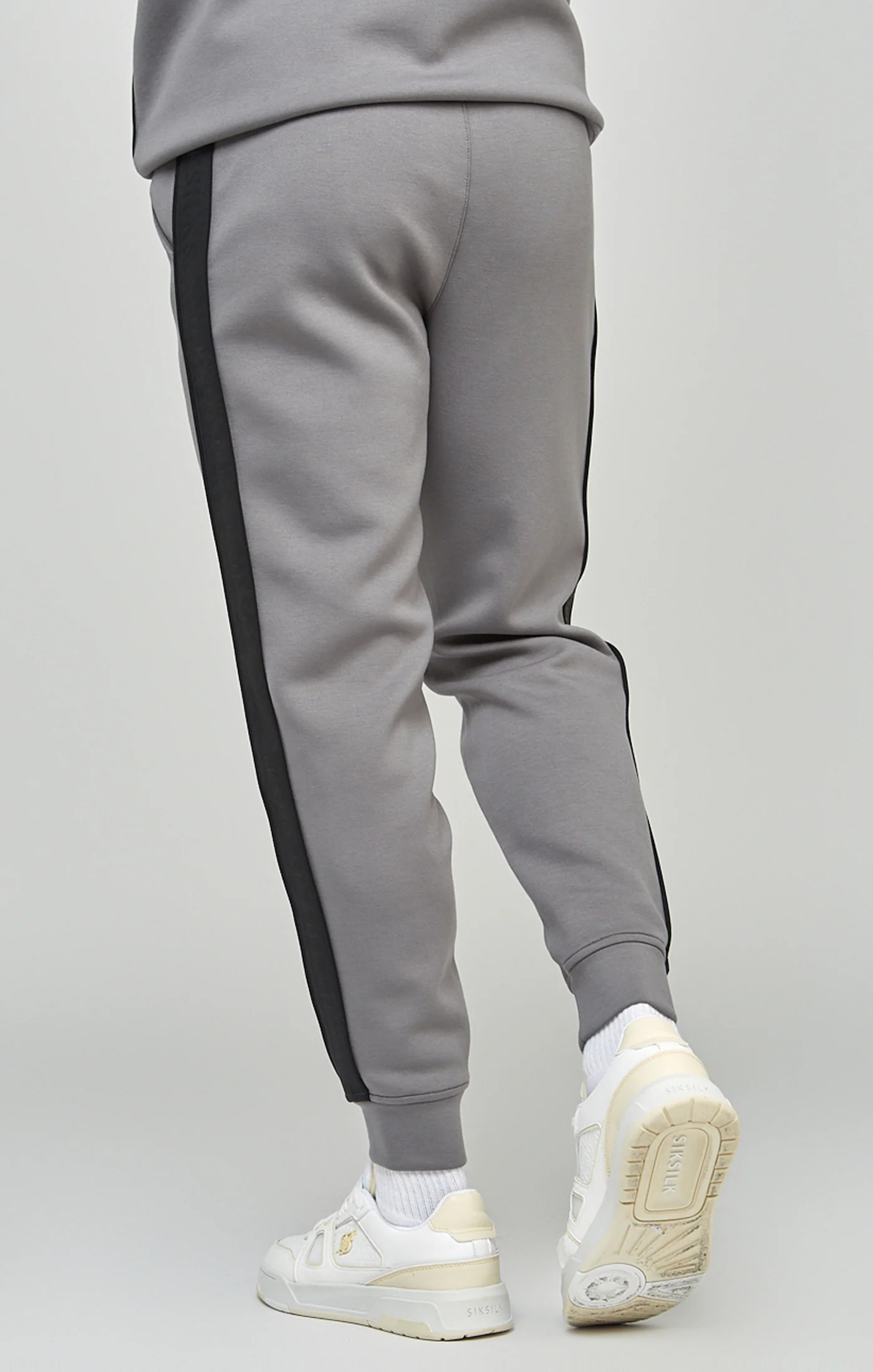 Grey Taped Zip Thru Hoodie & Jogger Set - Image 10