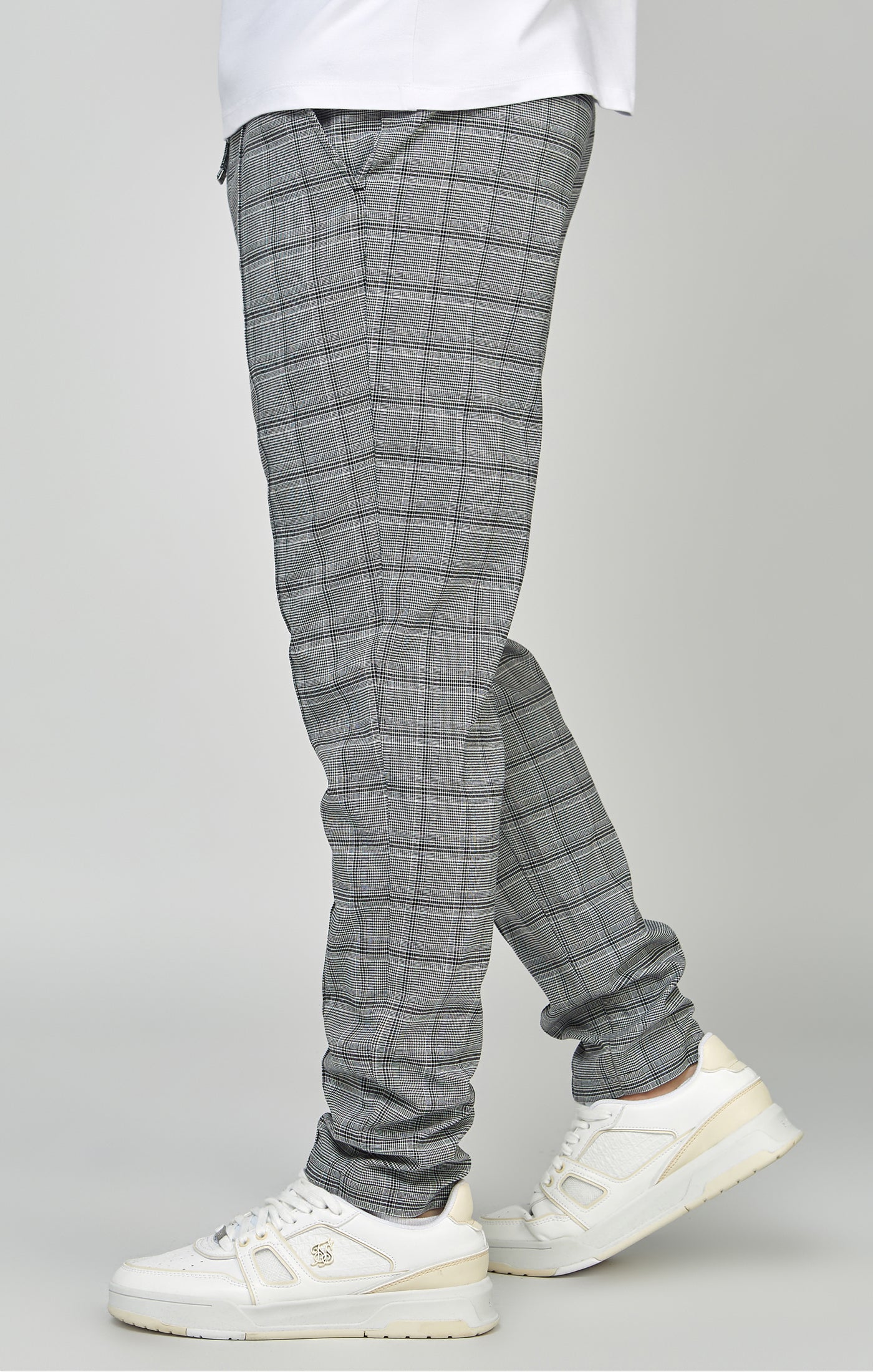Grey Tapered Fit Smart Woven Joggers - Image 2