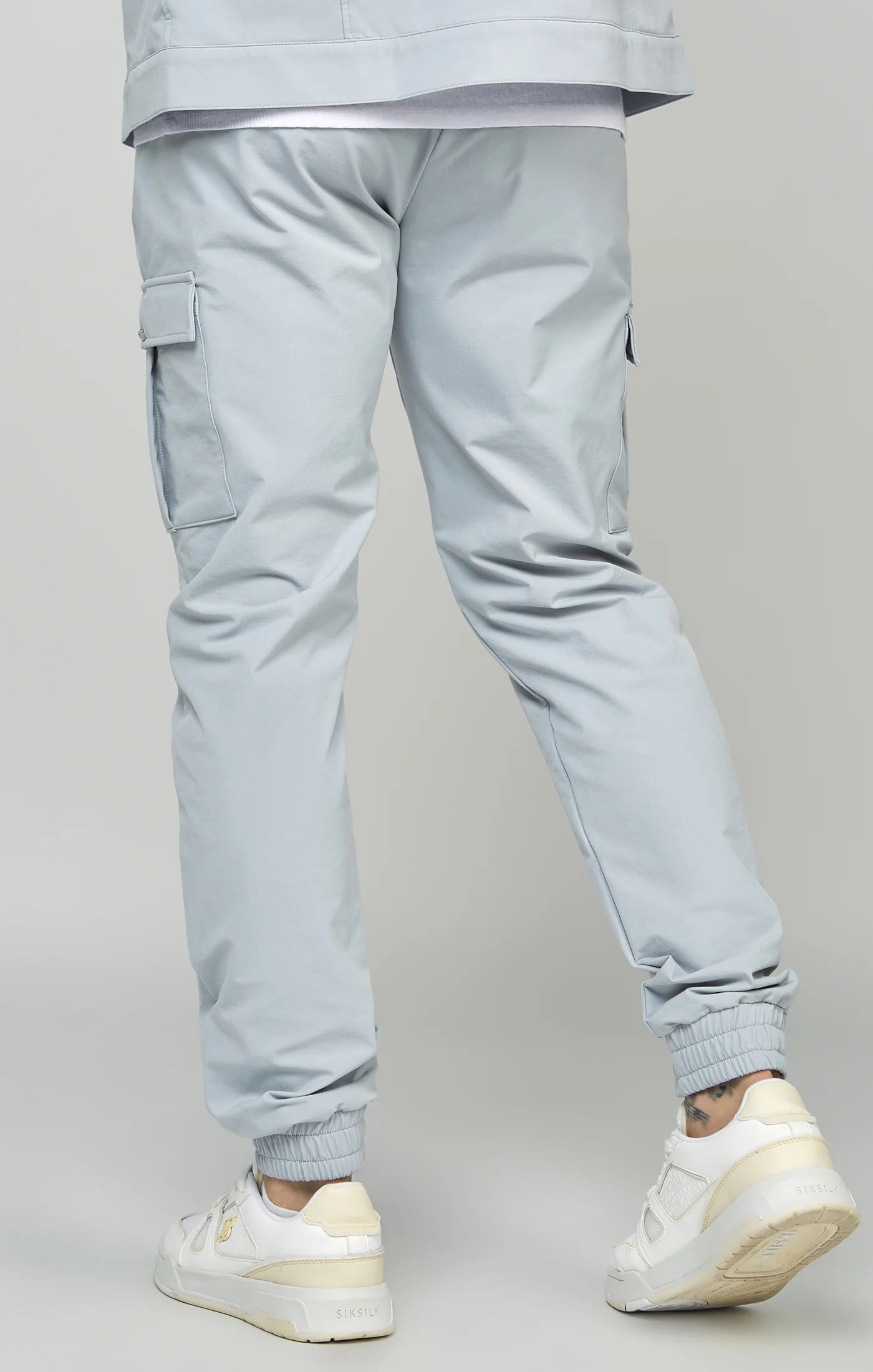 Grey Utility Cargo Jogger - Image 4
