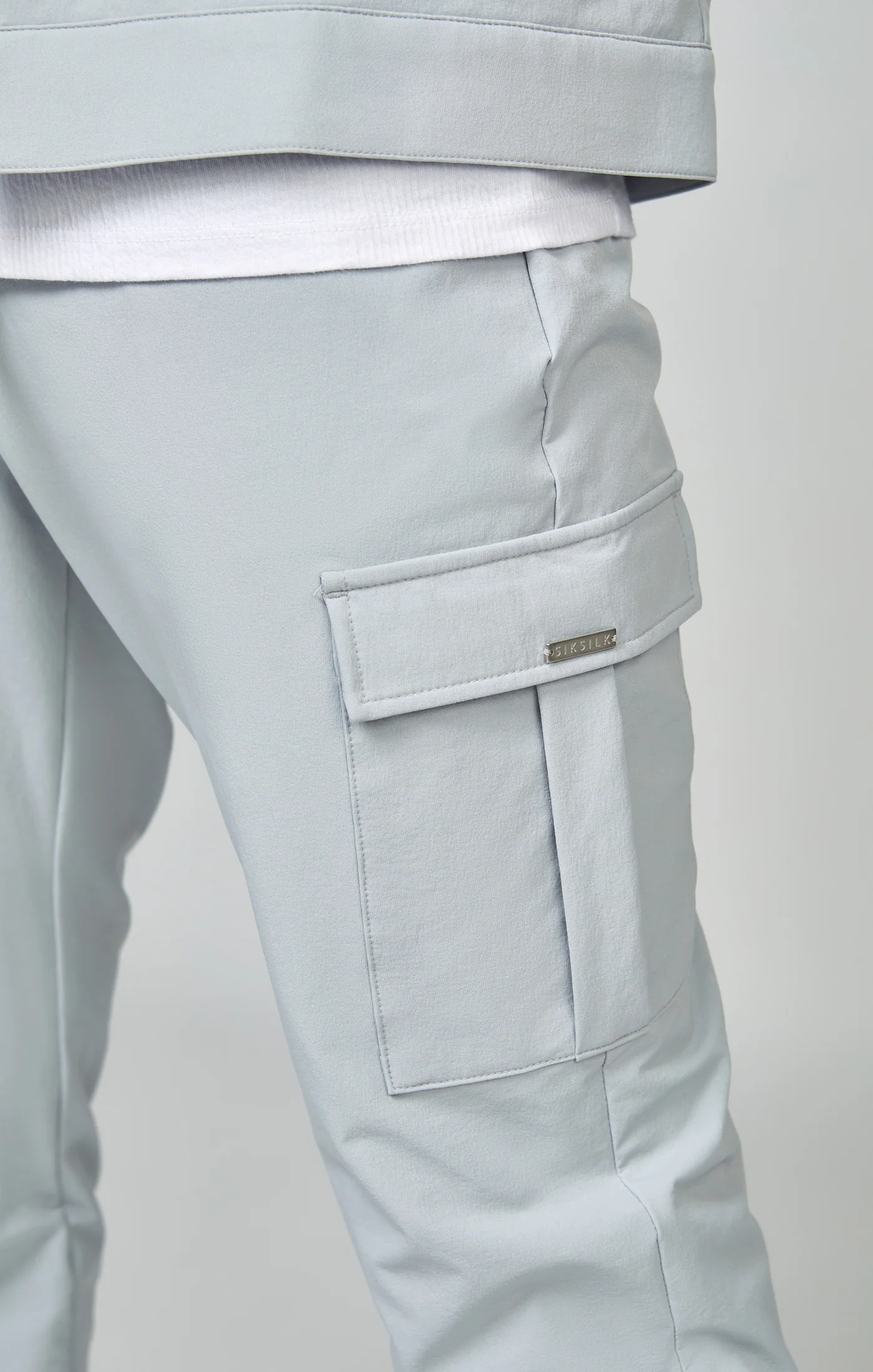 Grey Utility Cargo Jogger - Image 6