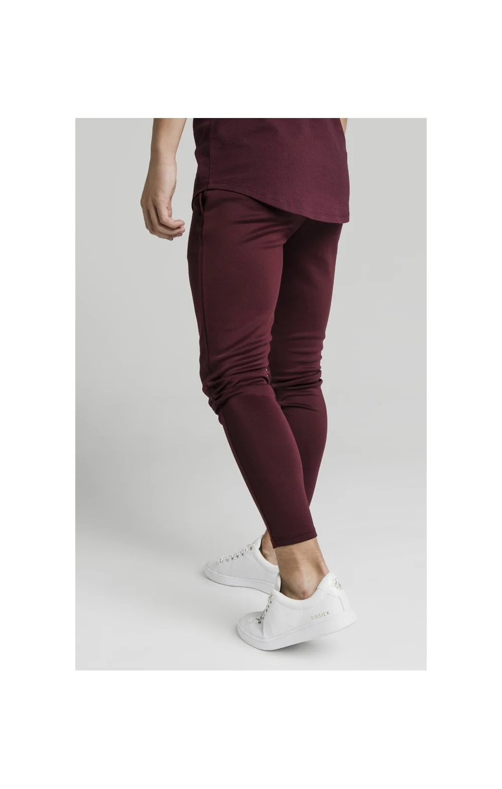 Illusive London Agility Track Pants - Burgundy - Image 4
