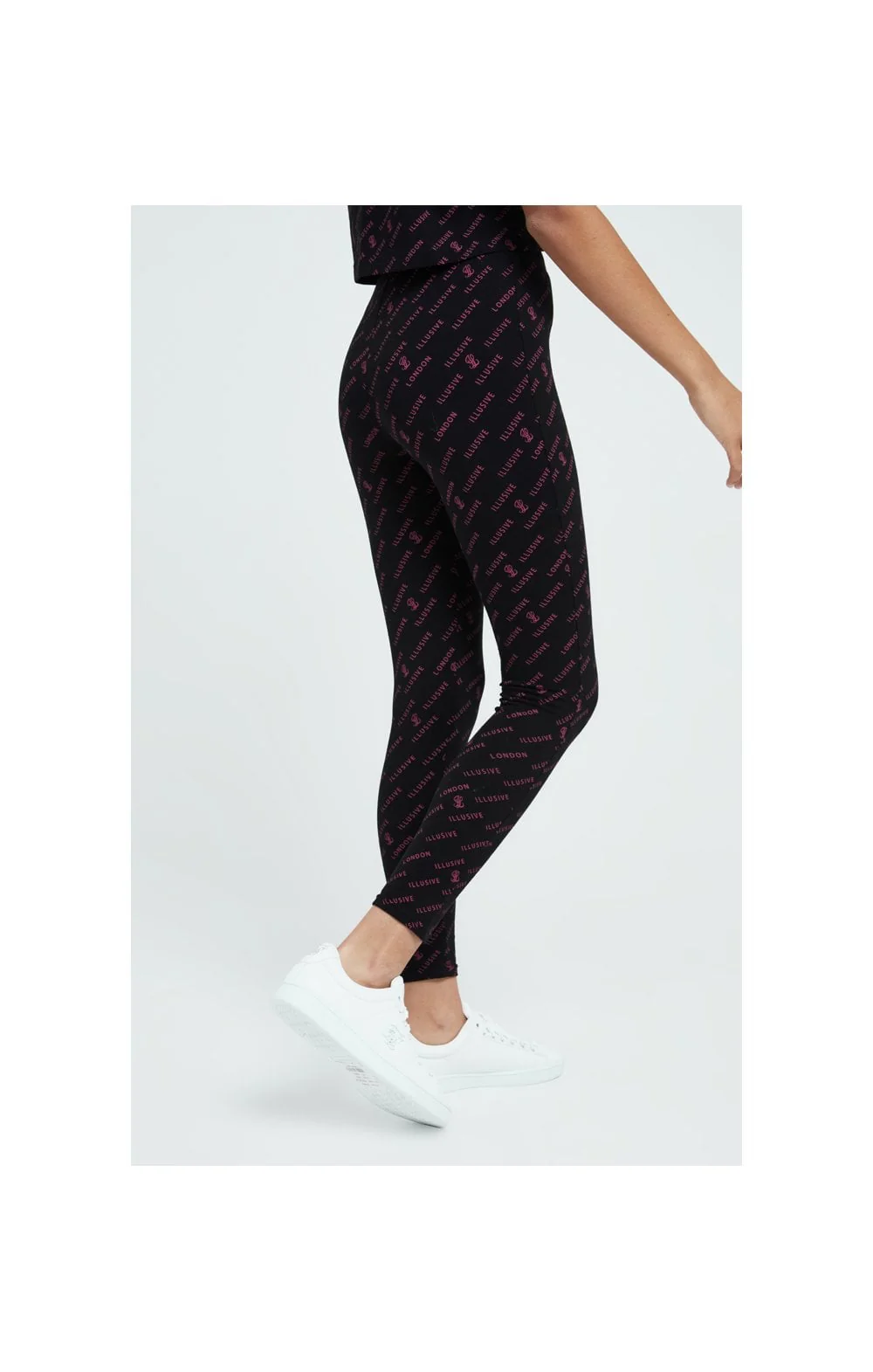 Illusive London Aop Legging - Black - Image 3