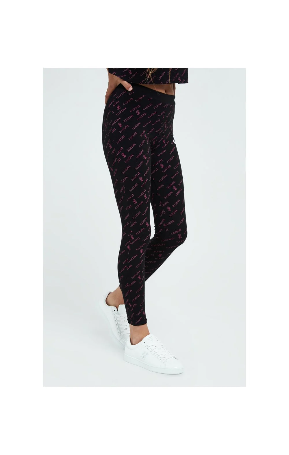 Illusive London Aop Legging - Black - Image 4