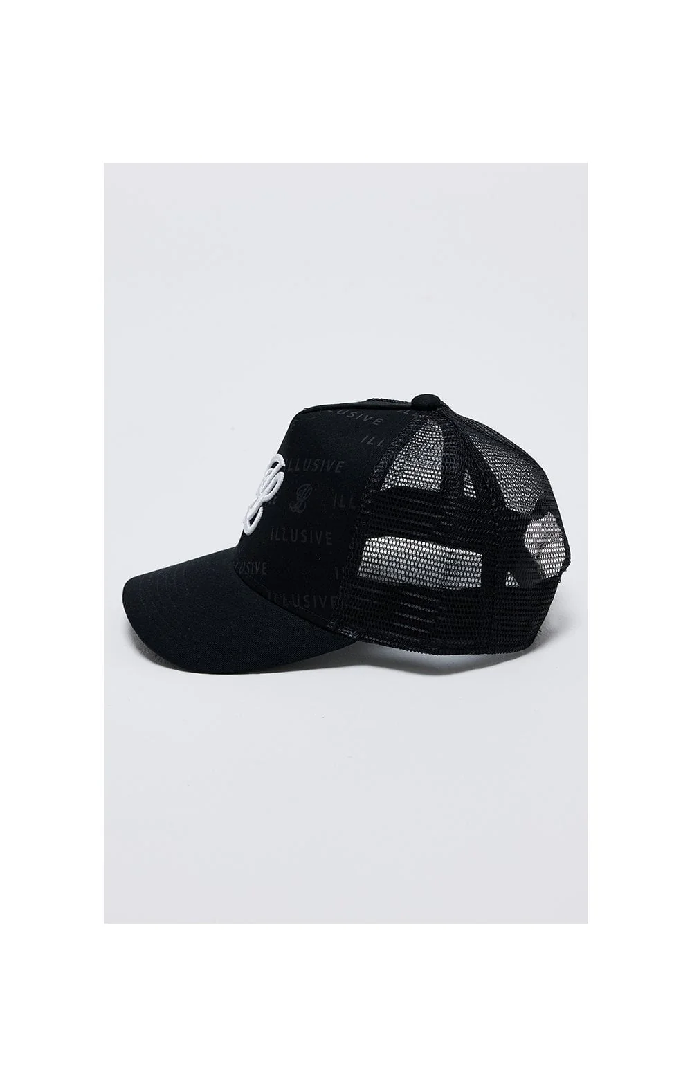 Illusive London AOP Mesh Trucker - Black - Image 2