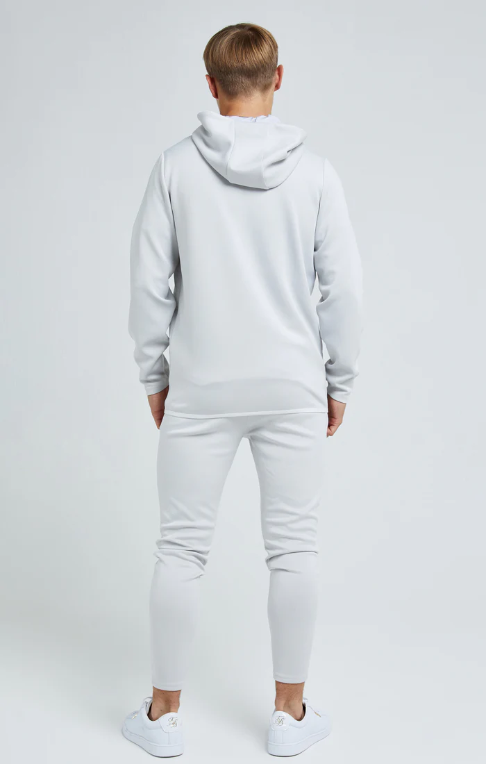 Illusive London Apex Agility Zip Through Hoodie - Grey - Image 5