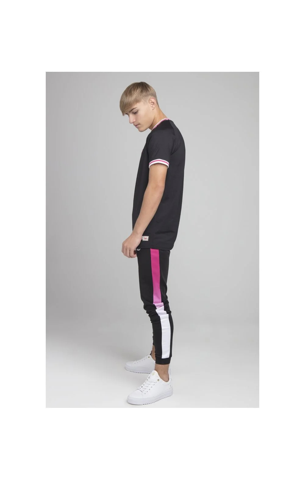 Illusive London Basketball Tee - Black - Image 3