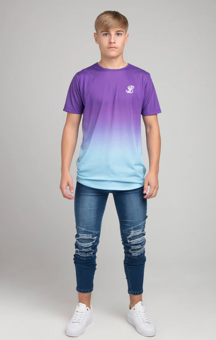 Boys Illusive Mid Wash Biker Denim Jean - Image 4