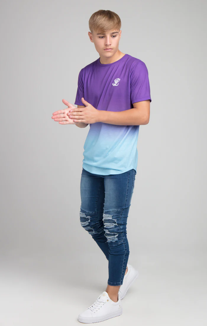 Boys Illusive Mid Wash Biker Denim Jean - Image 5