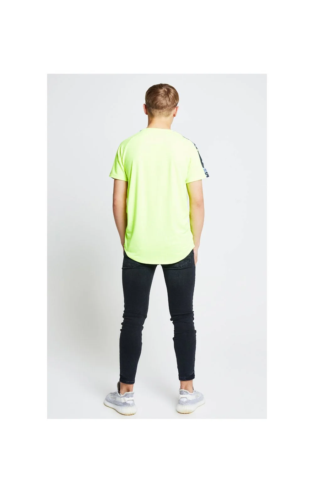Illusive London Camo Panel Tee – Neon Yellow - Image 7