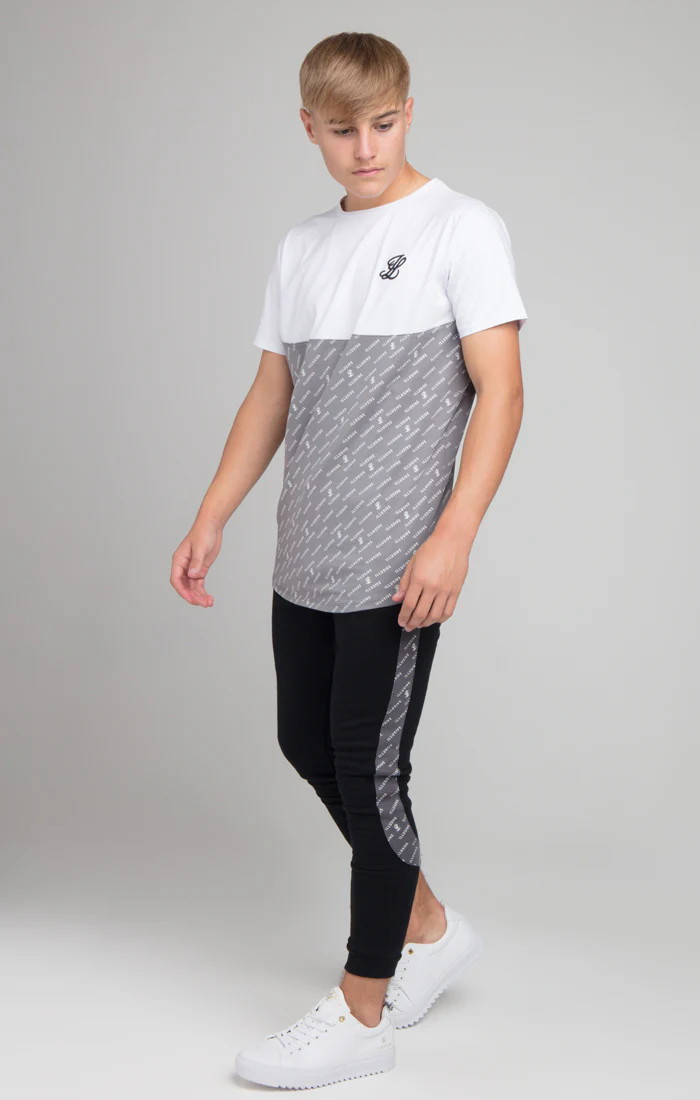 Boys Illusive White Cut And Sew T-Shirt - Image 2