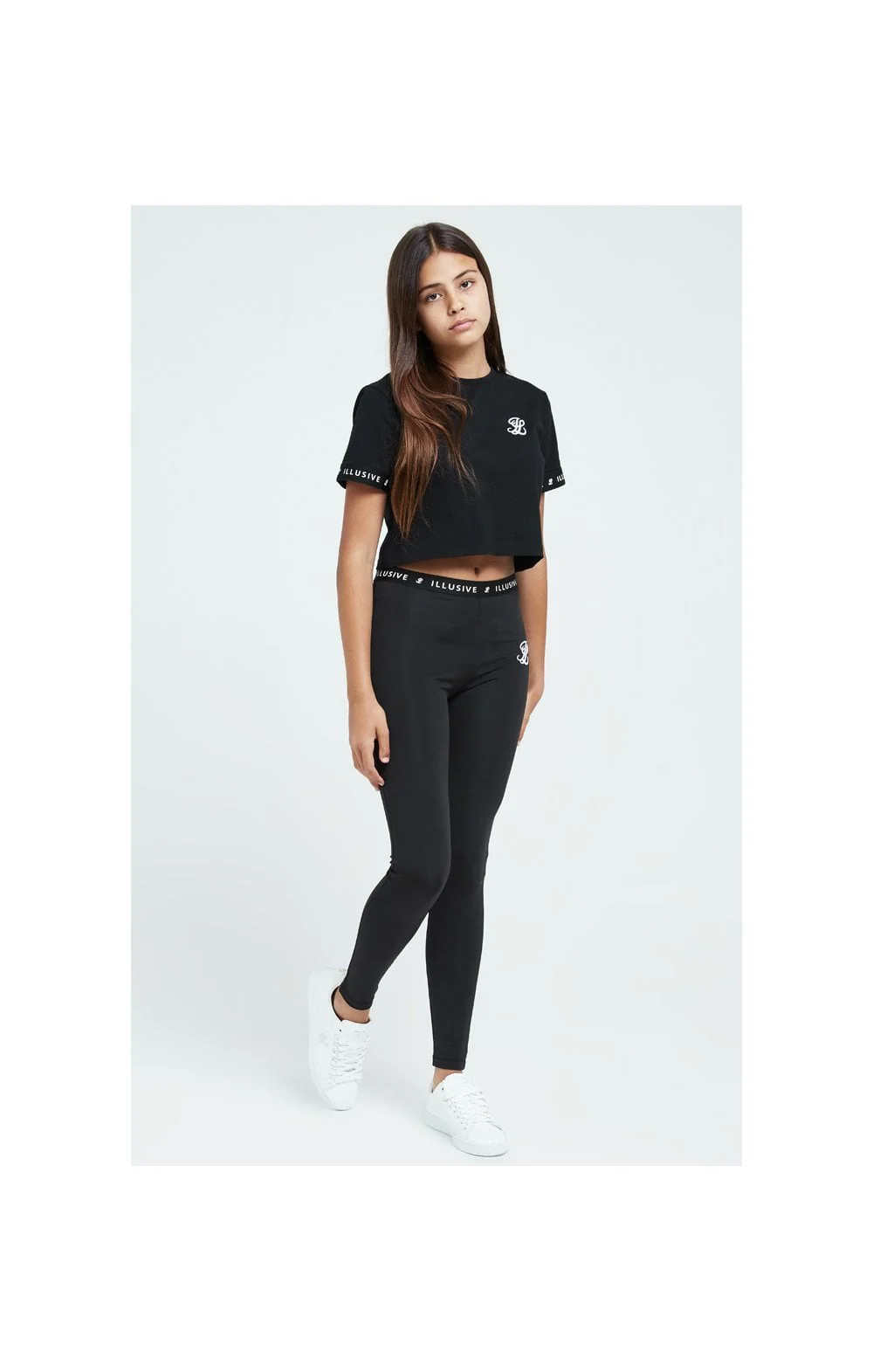Illusive London Core Crop Tee - Black - Image 4