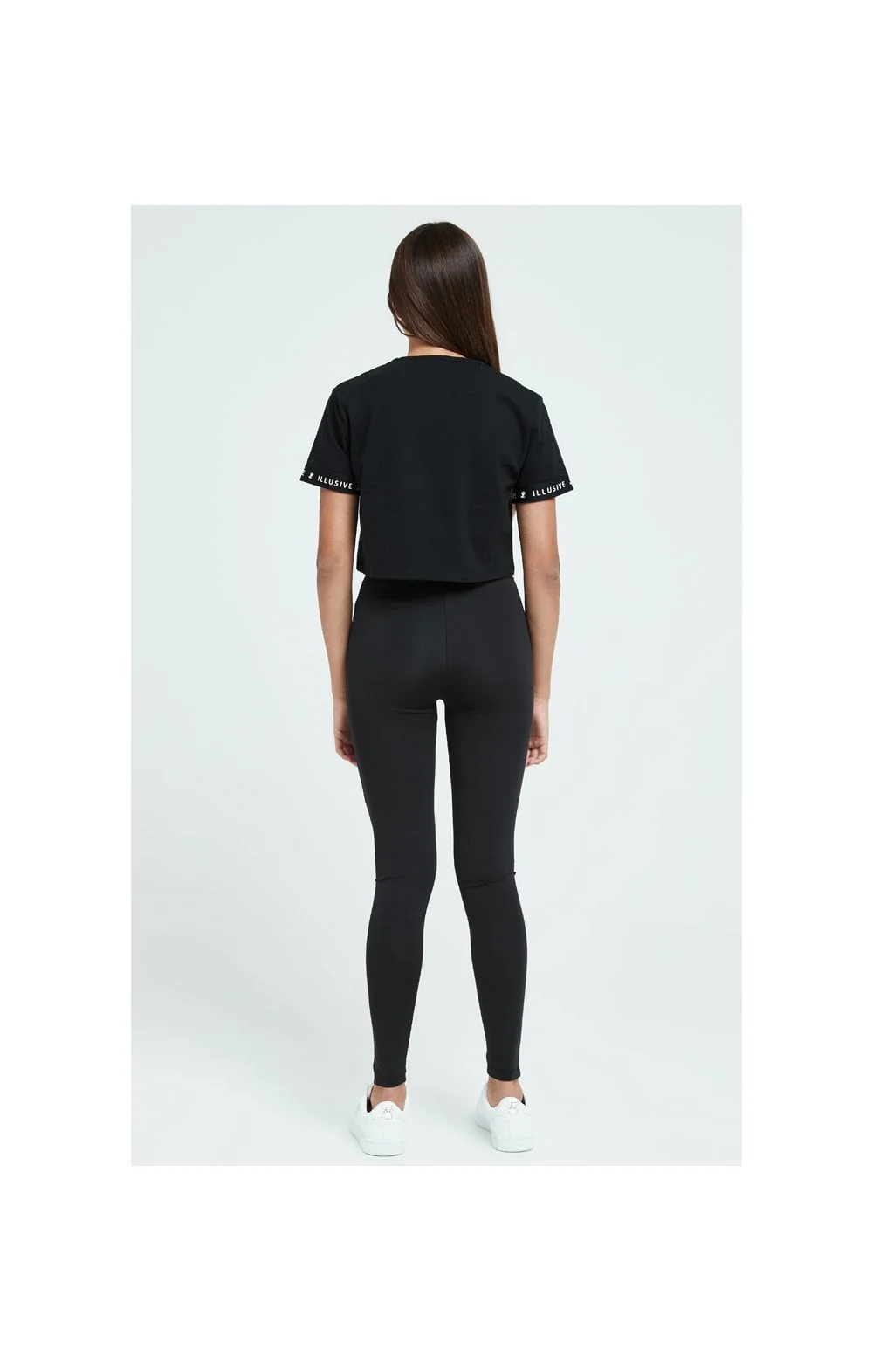 Illusive London Core Crop Tee - Black - Image 6