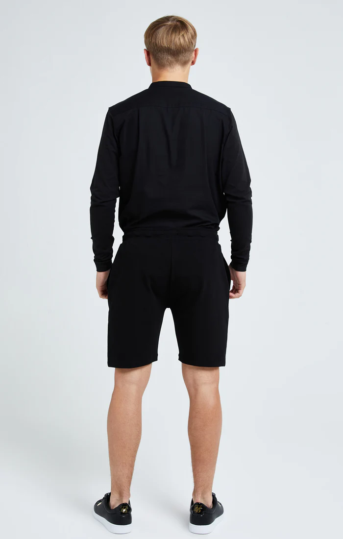 Boys Illusive Black Grandad Shirt - Image 5