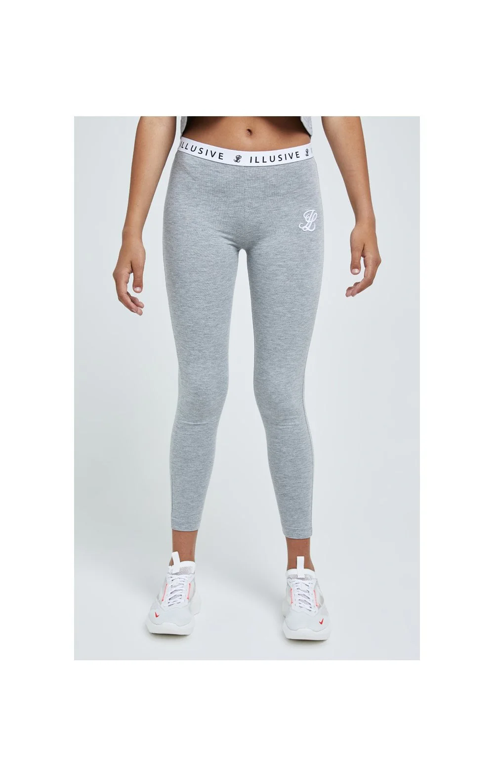 Illusive London Core Leggings - Grey Marl