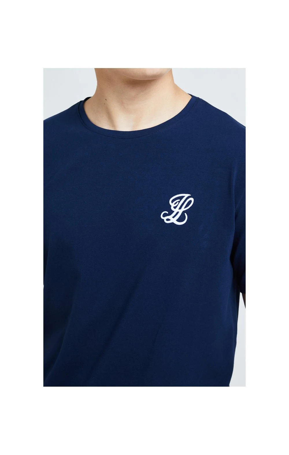 Boys Illusive Navy Essentials T-Shirt - Image 2