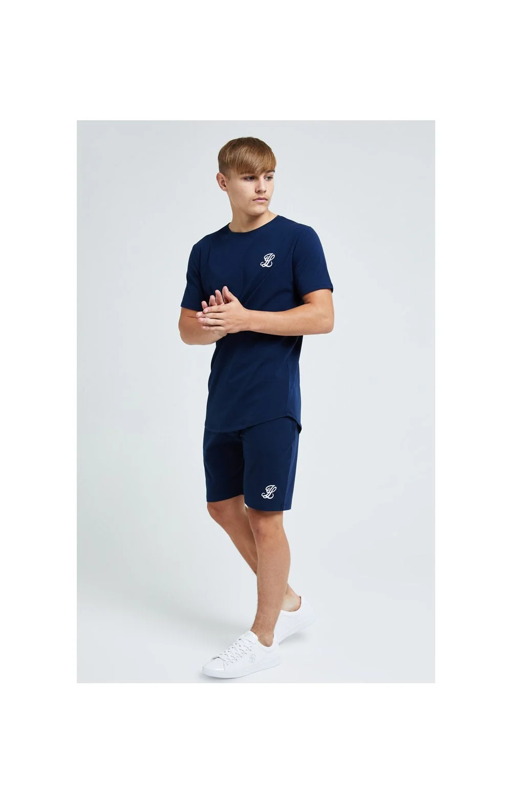 Boys Illusive Navy Essentials T-Shirt - Image 3