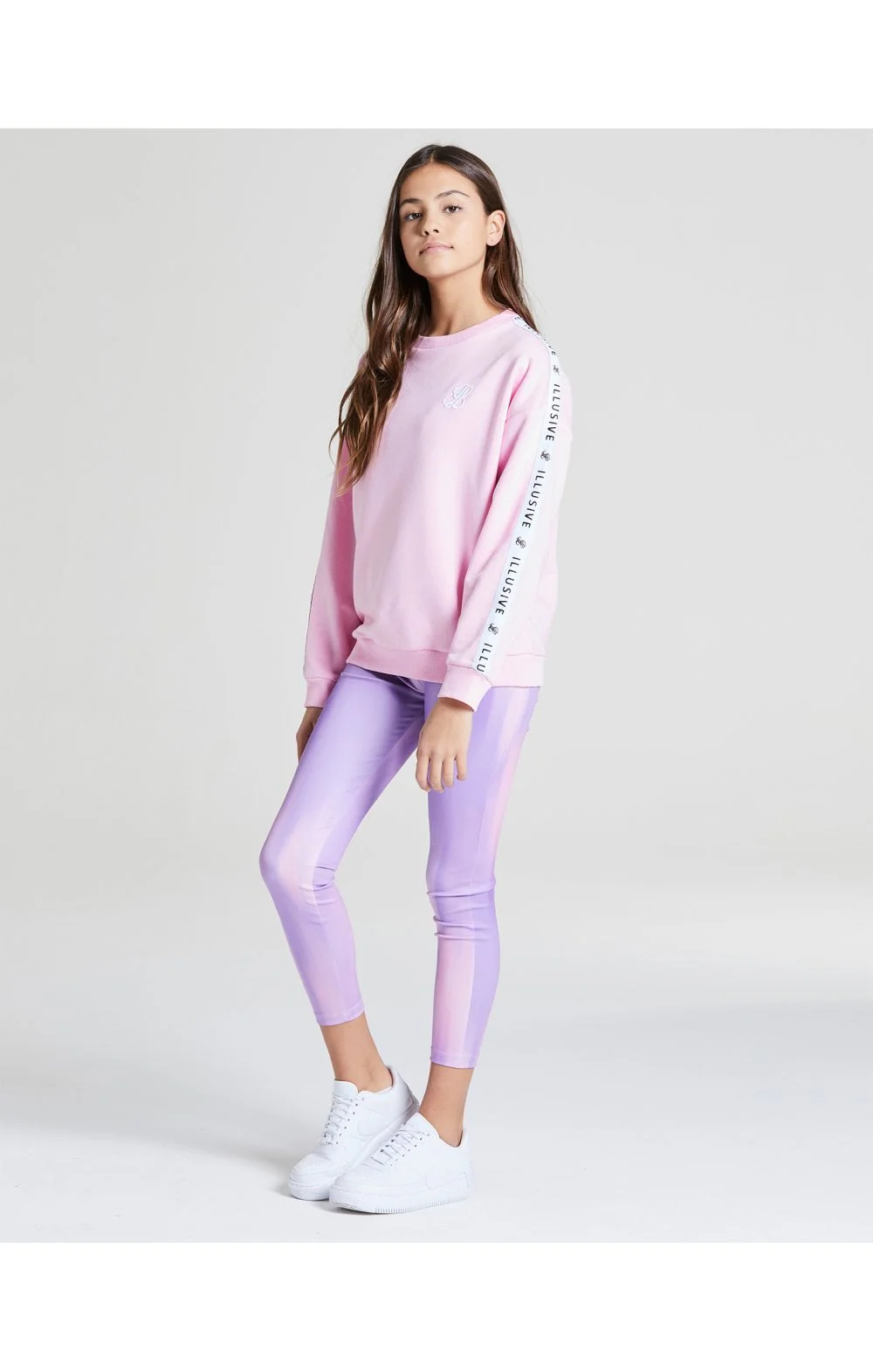 Illusive London Crew Neck Sweater - Pink - Image 4