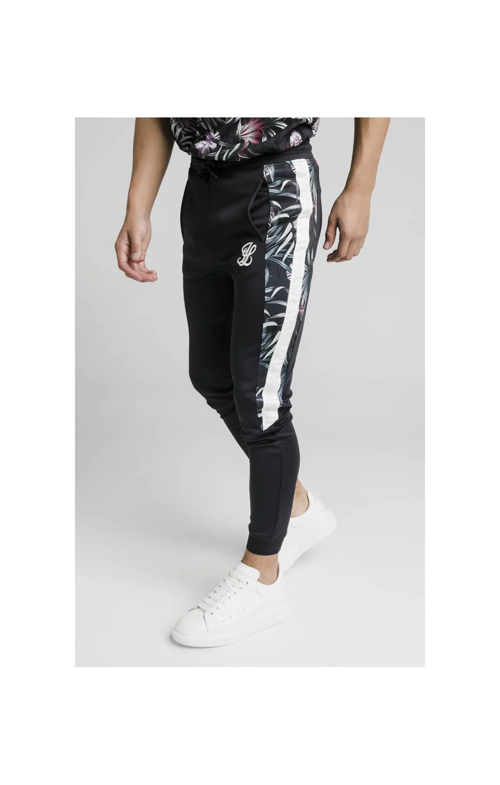 Illusive London Dark Tropical Tape Pants - Navy - Image 4