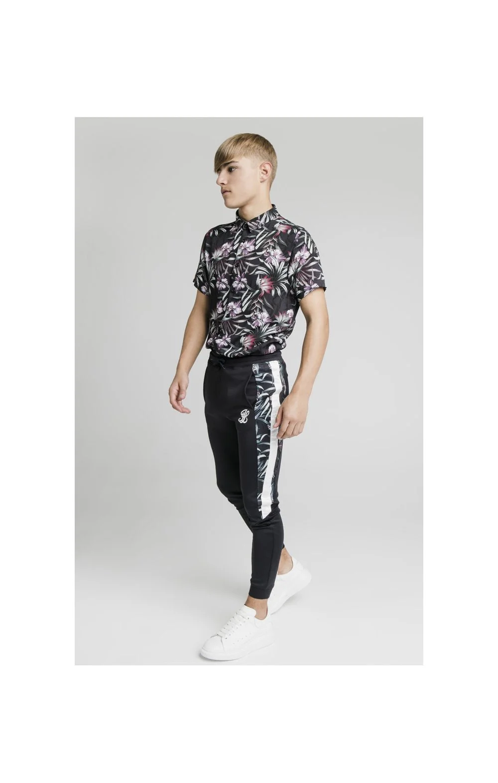 Illusive London Dark Tropical Tape Pants - Navy - Image 5