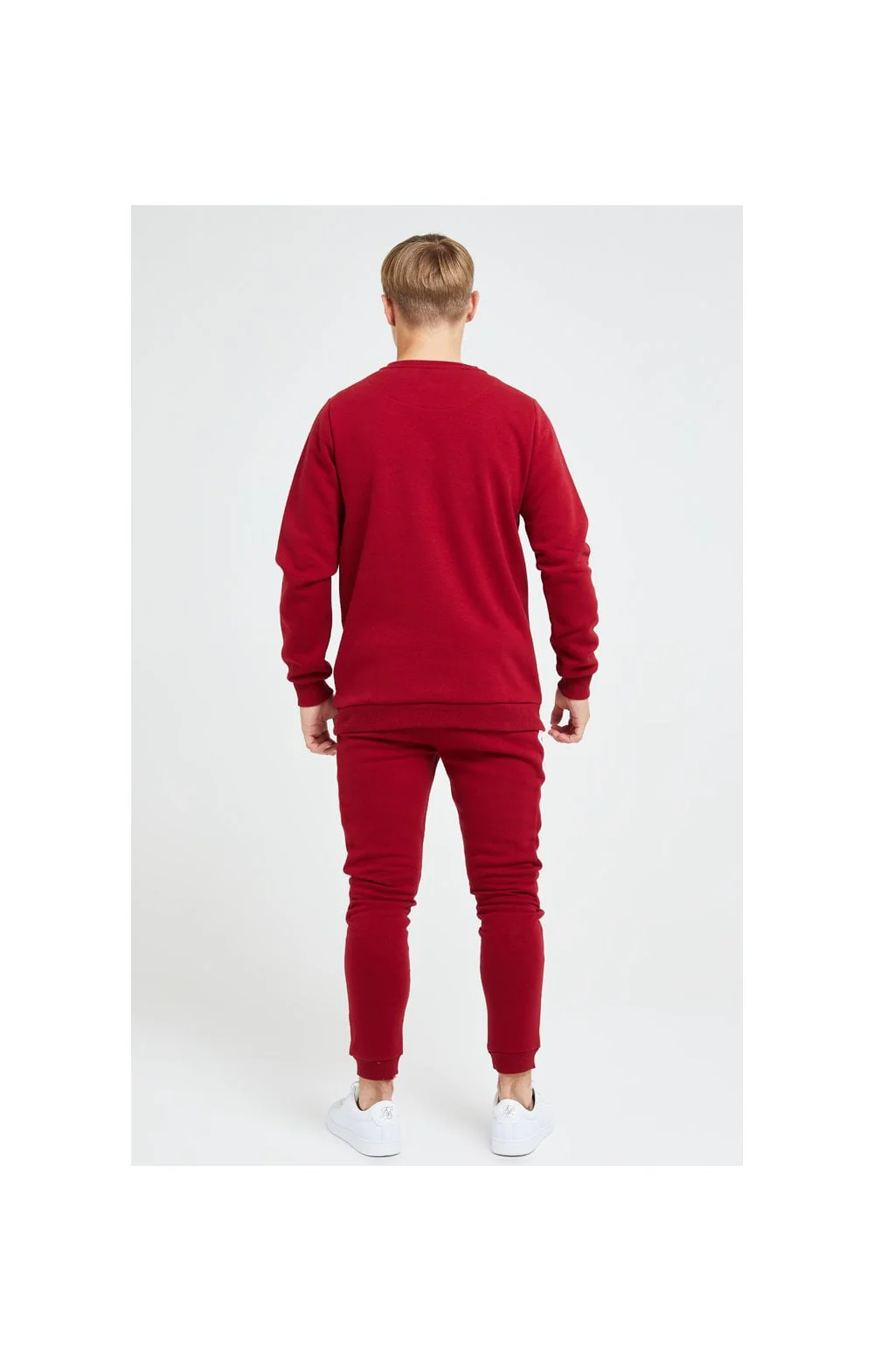 Illusive London Divergence Crew Sweater - Red & Pink - Image 5