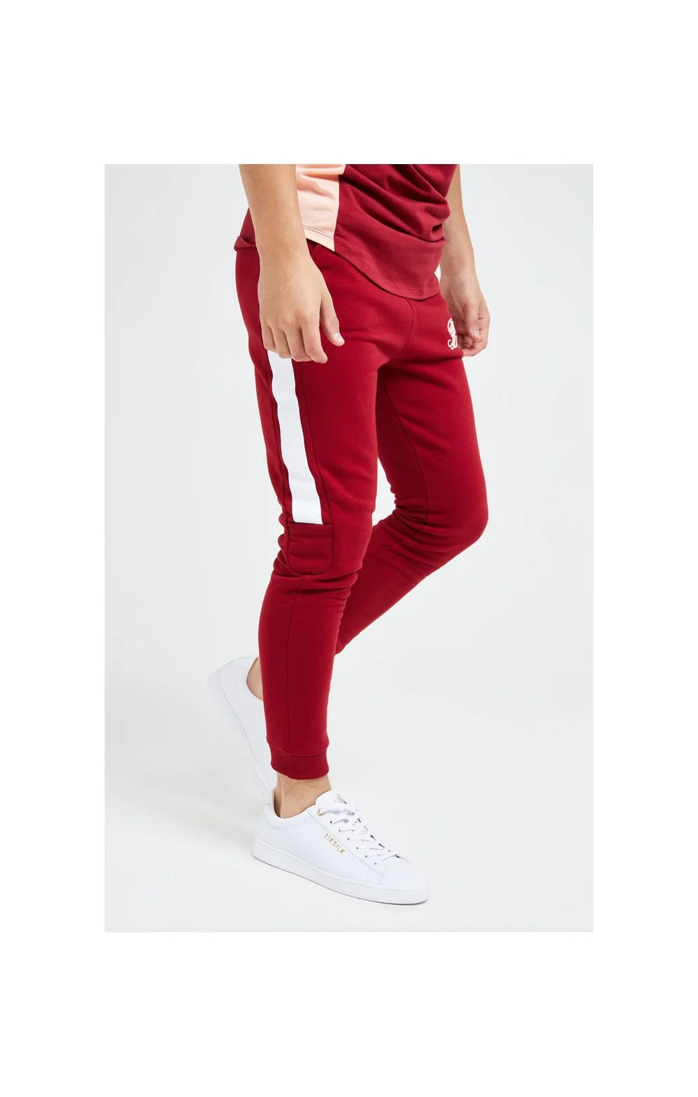 Illusive London Divergence Jogger - Red & Pink - Image 4