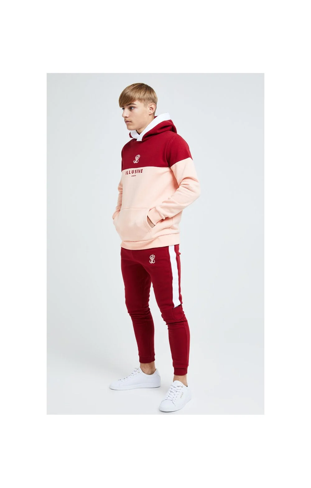 Illusive London Divergence Jogger - Red & Pink - Image 5