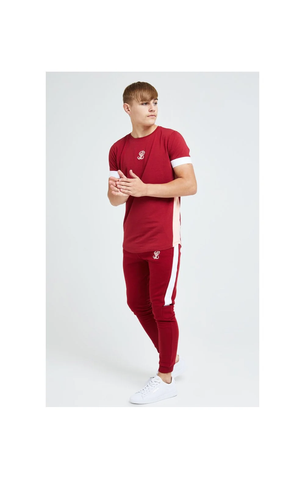 Illusive London Divergence Slide Tee - Pink & Red