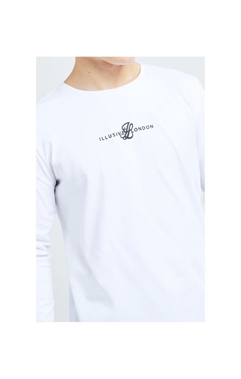 Illusive London Dual L/S Tee - White - Image 2