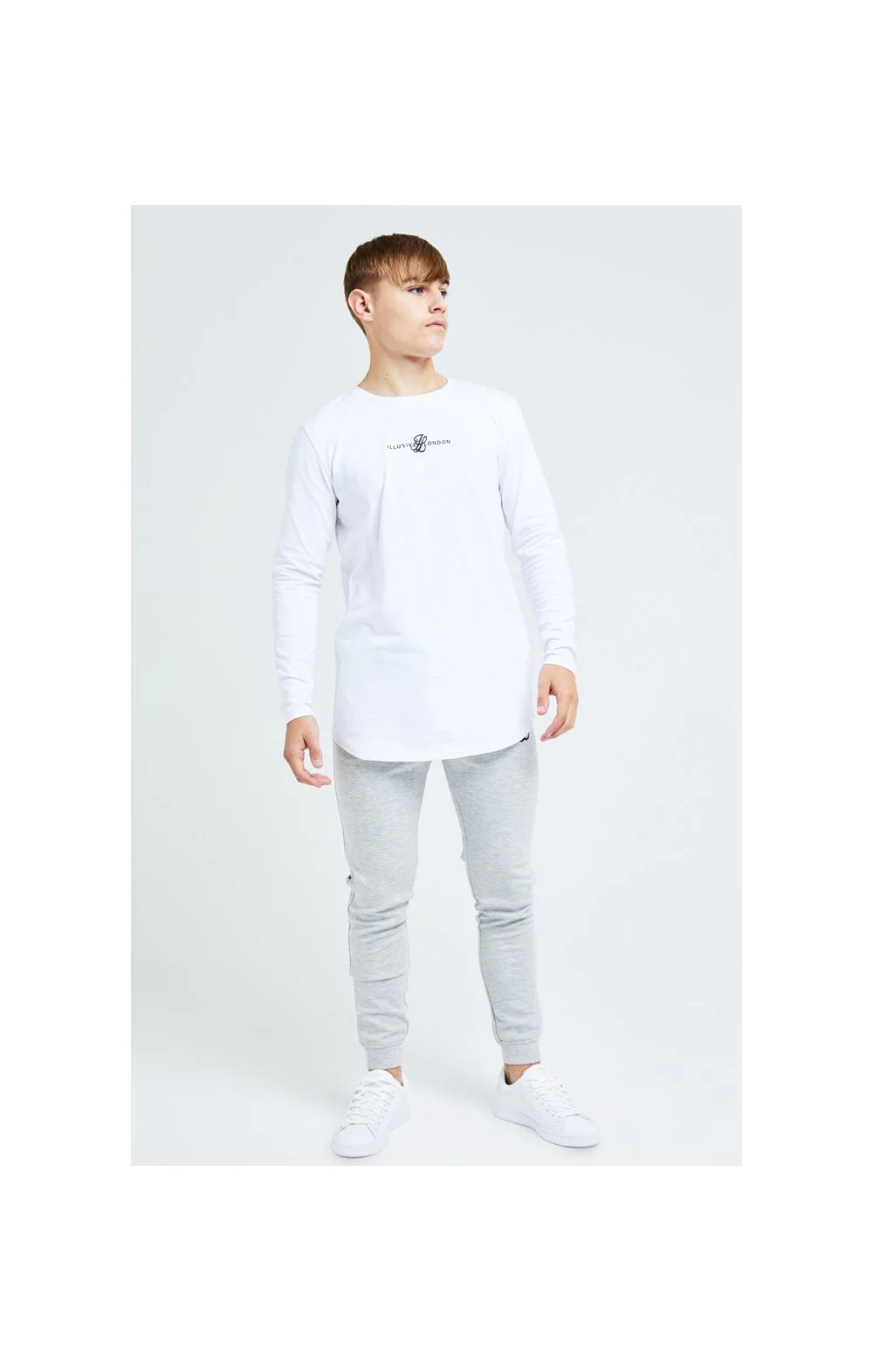 Illusive London Dual L/S Tee - White - Image 3