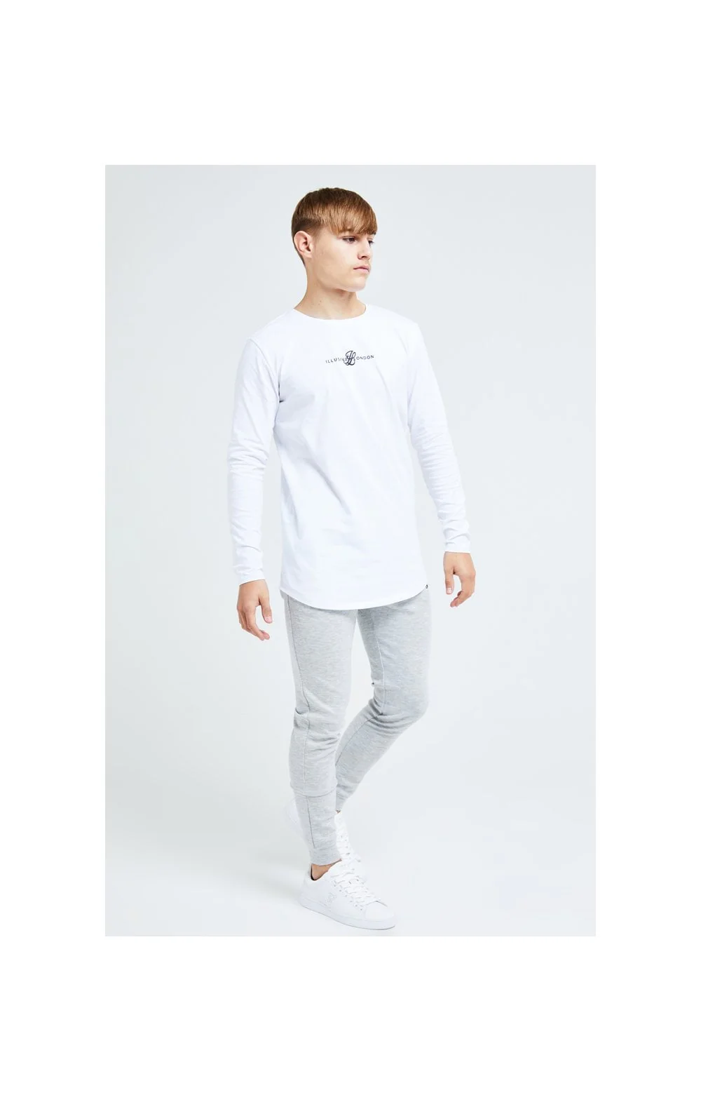 Illusive London Dual L/S Tee - White - Image 4