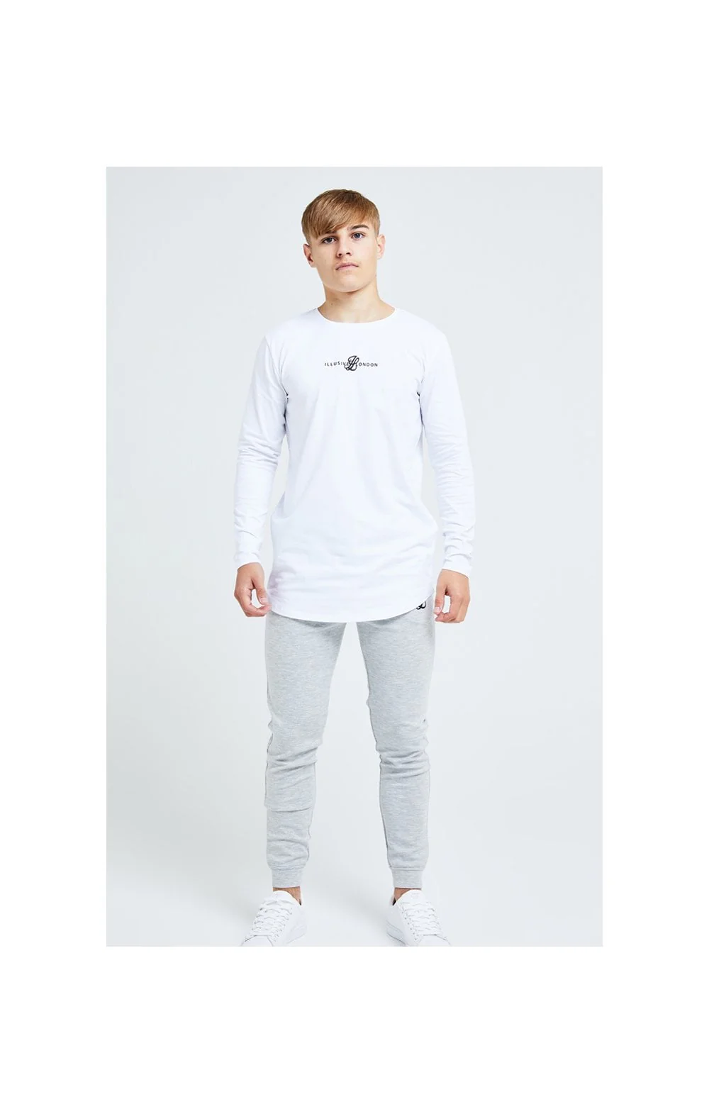 Illusive London Dual L/S Tee - White - Image 5